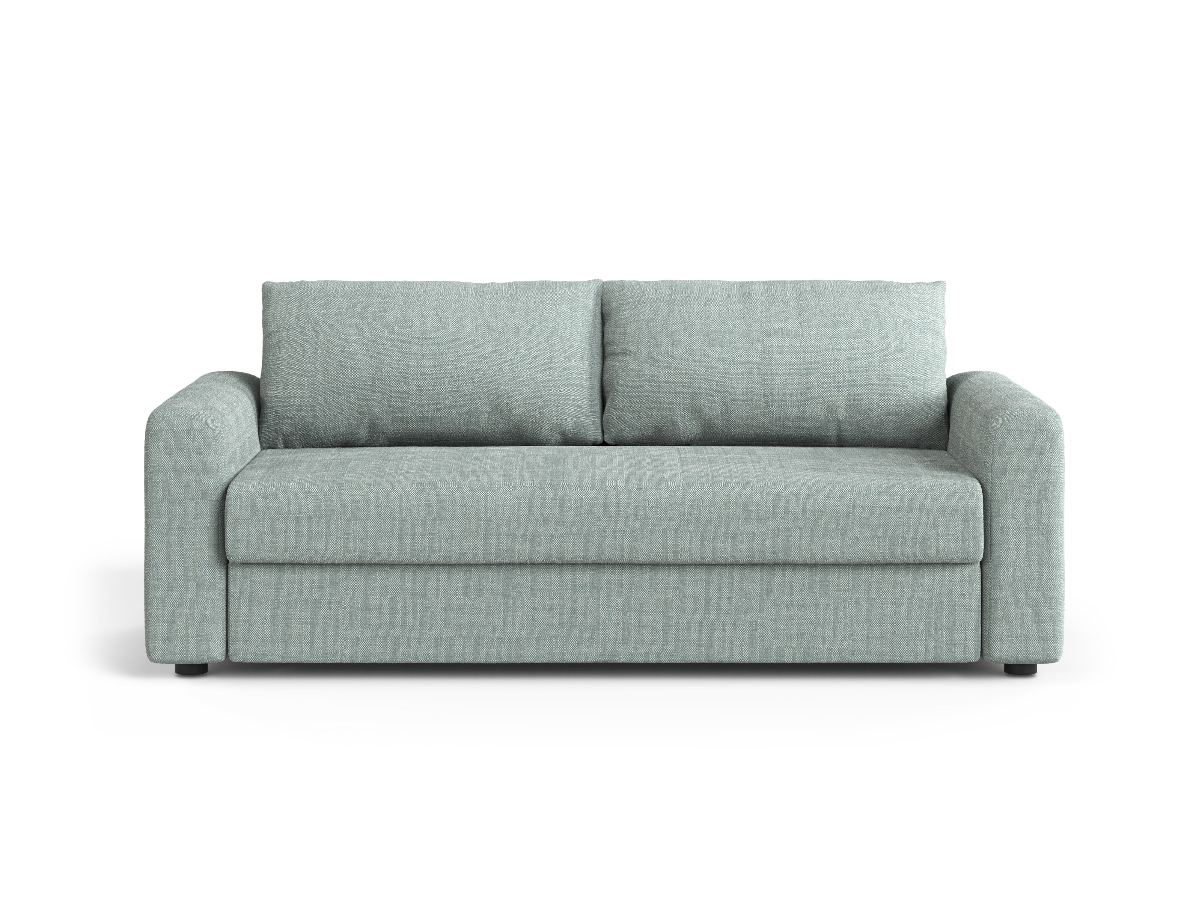 Sofa 3-sitzig mit Schlaffunktion DAVID mintgrün