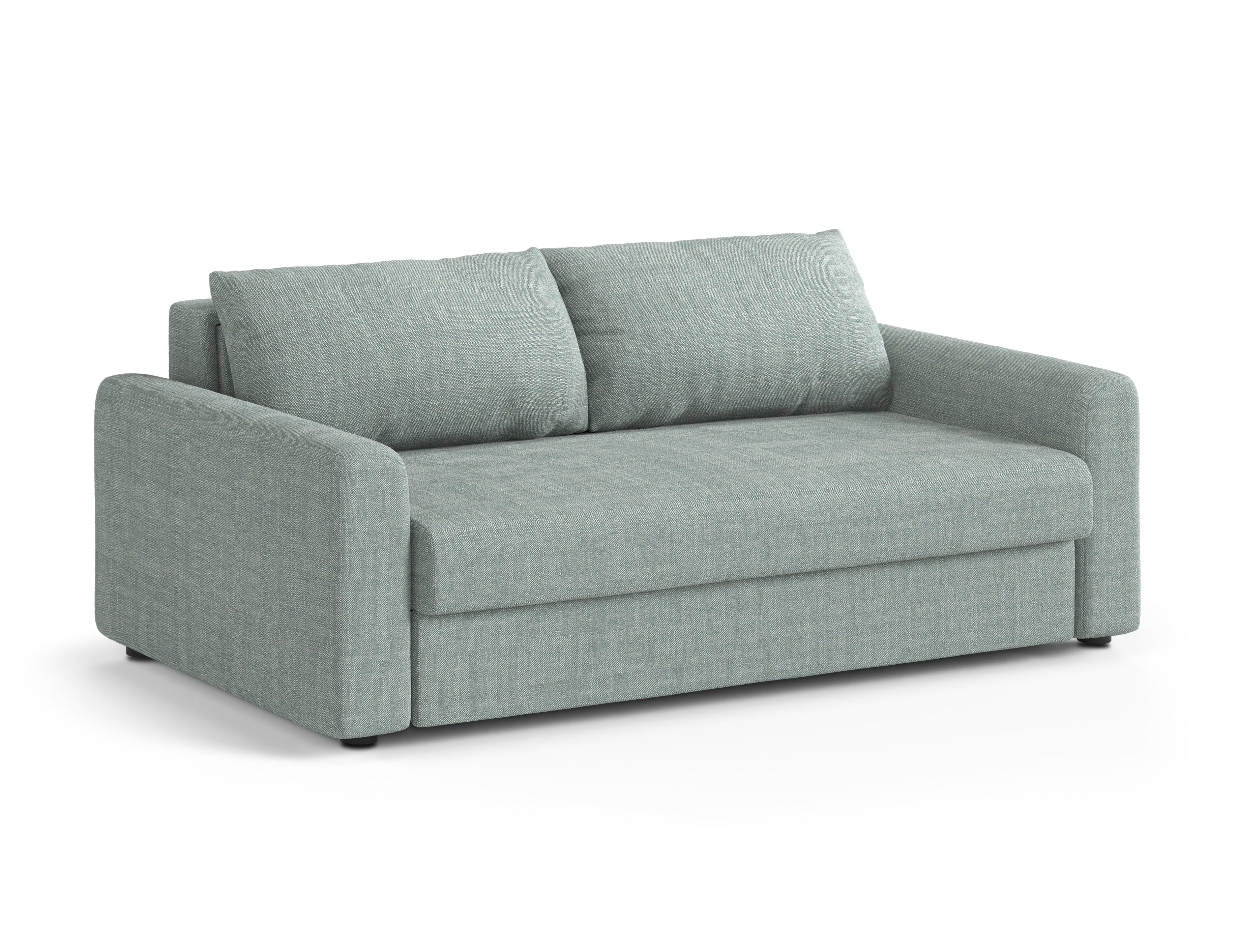 Sofa 3-sitzig mit Schlaffunktion DAVID mintgrün