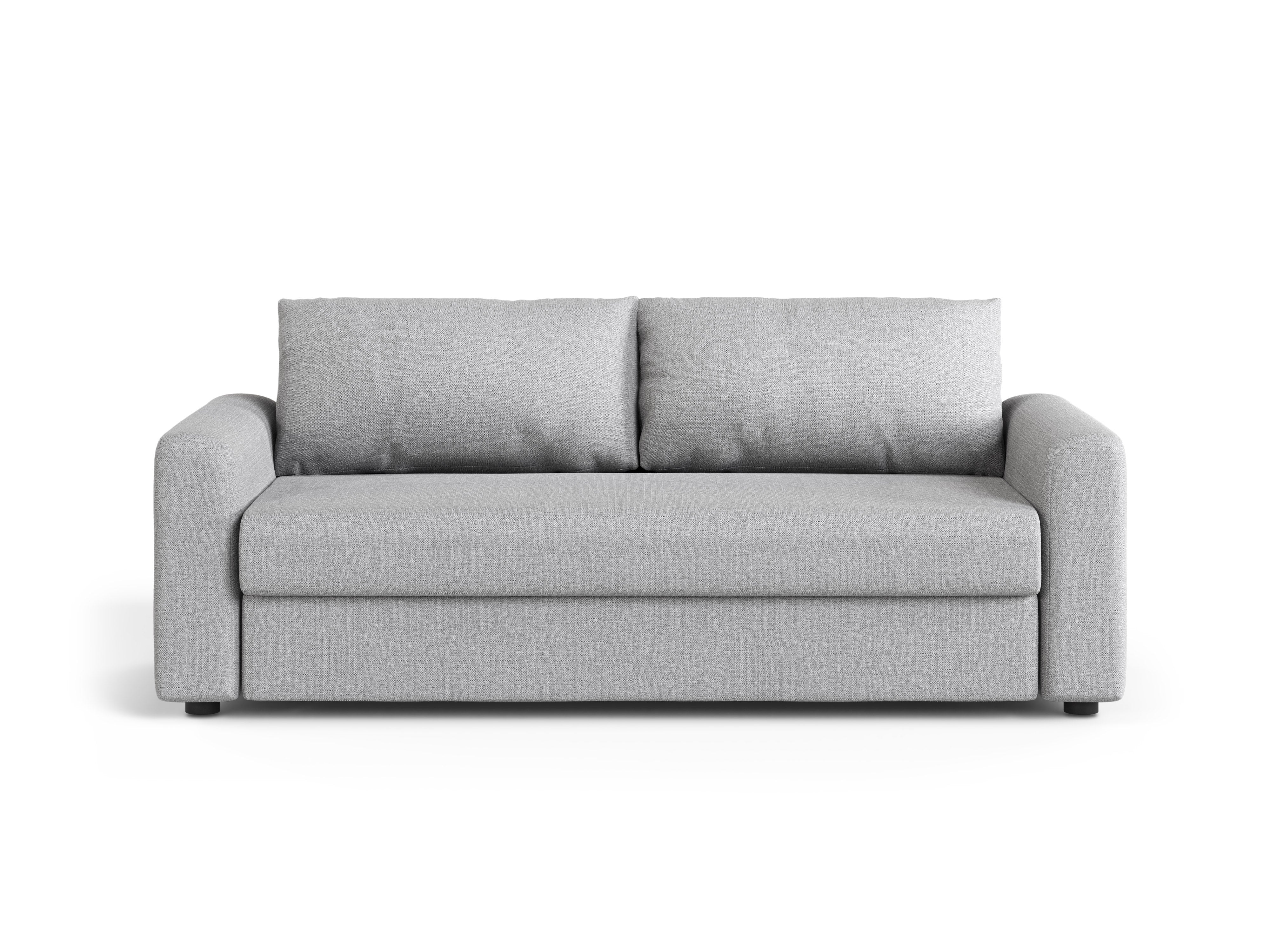 3-Seater Sofa with Sleeping Function DAVID Light Grey