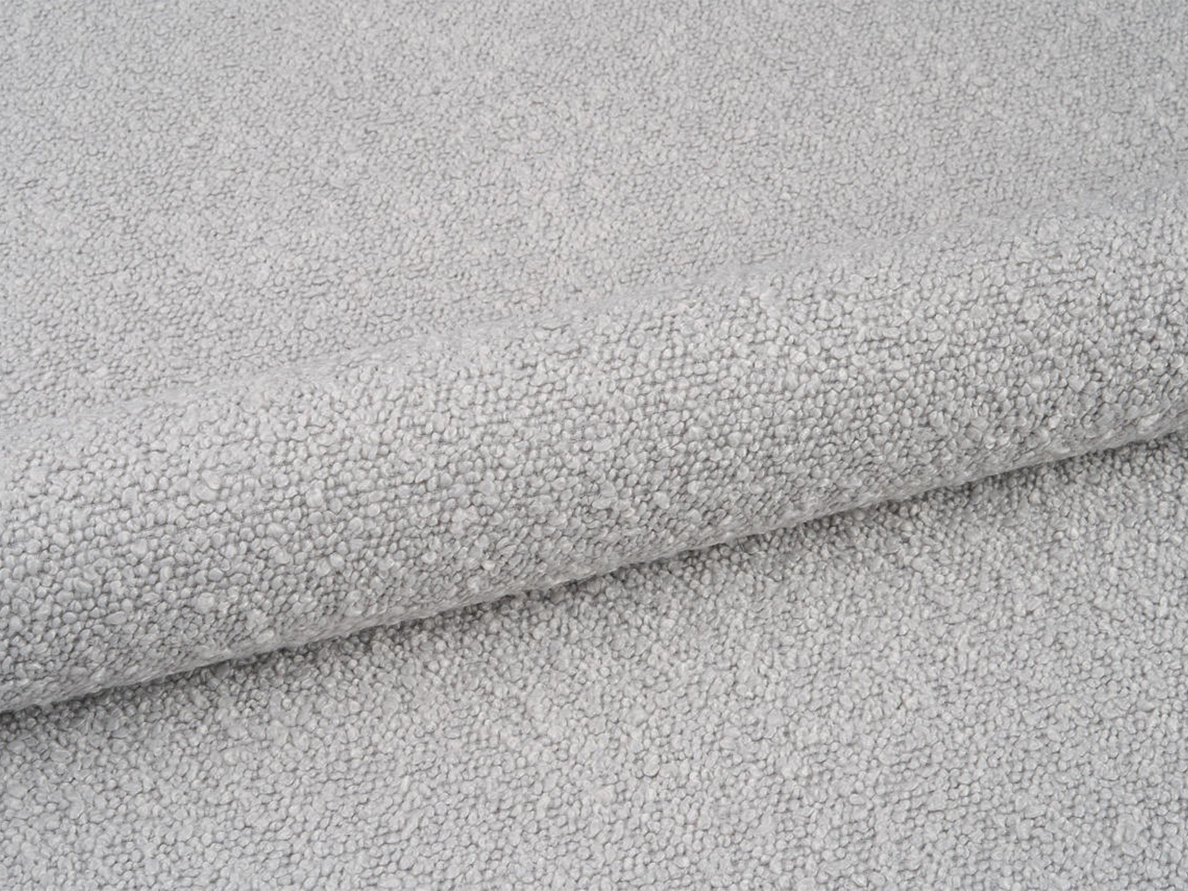 Bed met opbergruimte voor beddengoed BELLIS lichtgrijs boucle