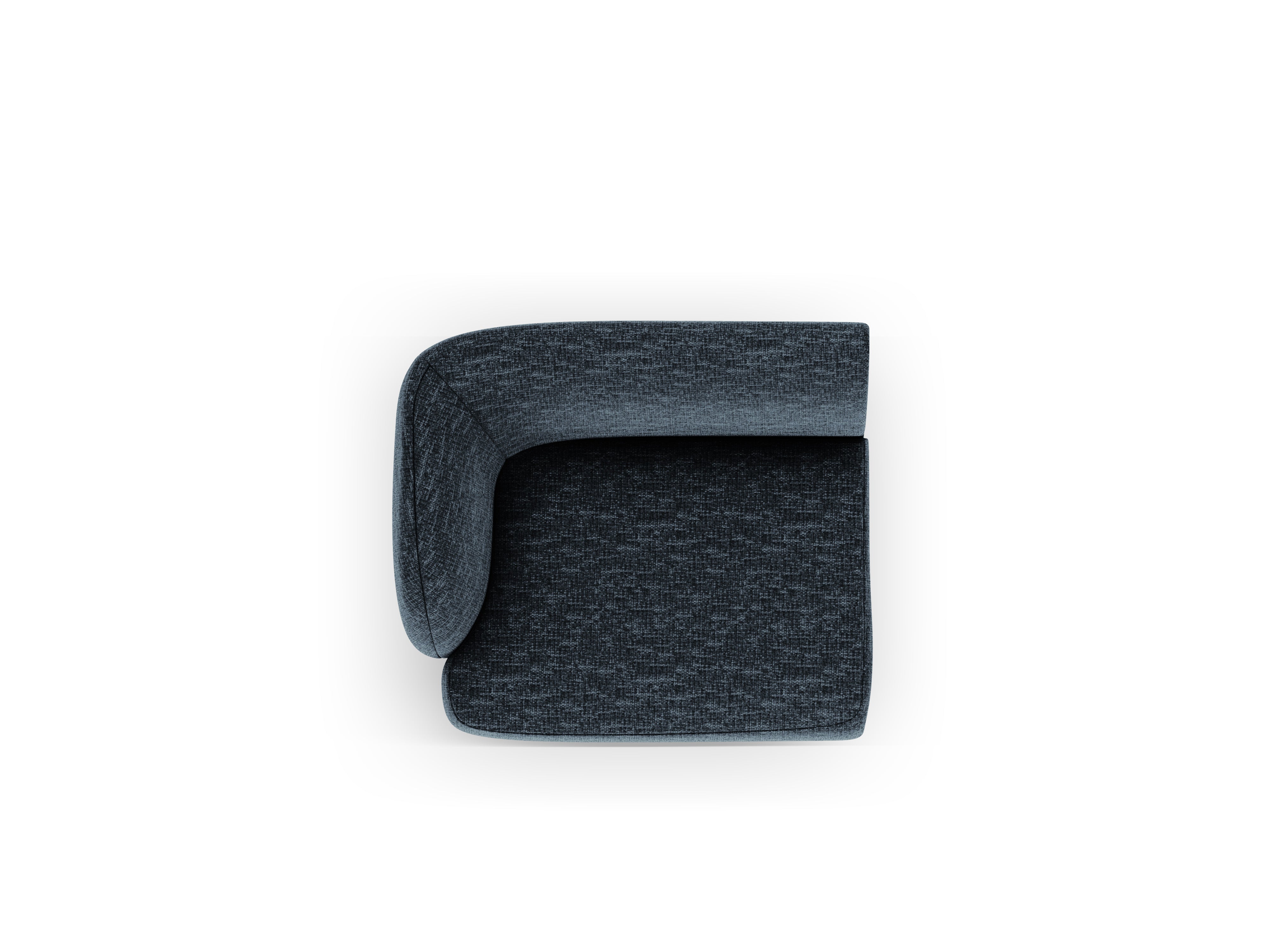 Modulaire bank MILEY - linkse module in koninklijk blauw fluweel