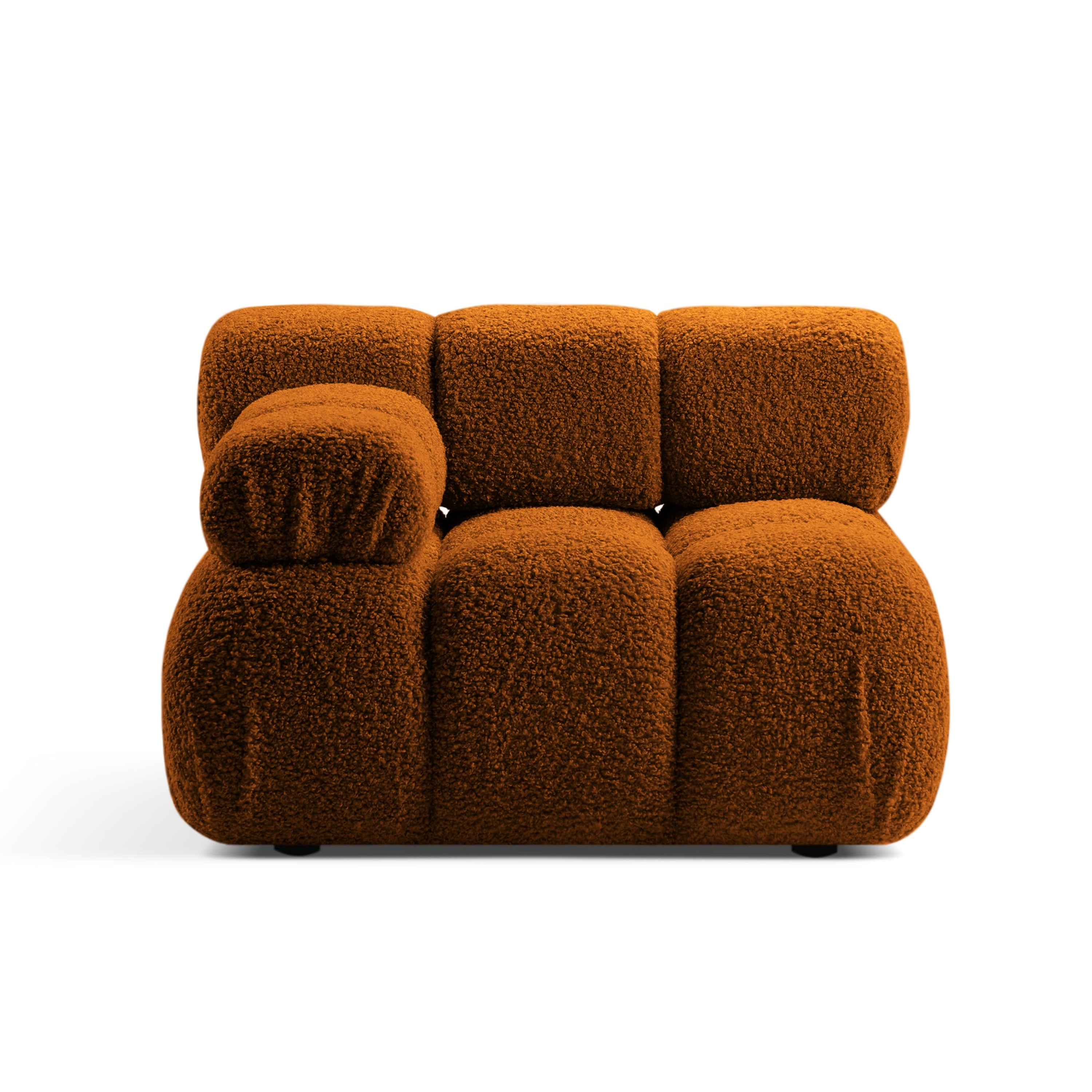 Modulaire bank BELLIS - linker module in baksteen boucle