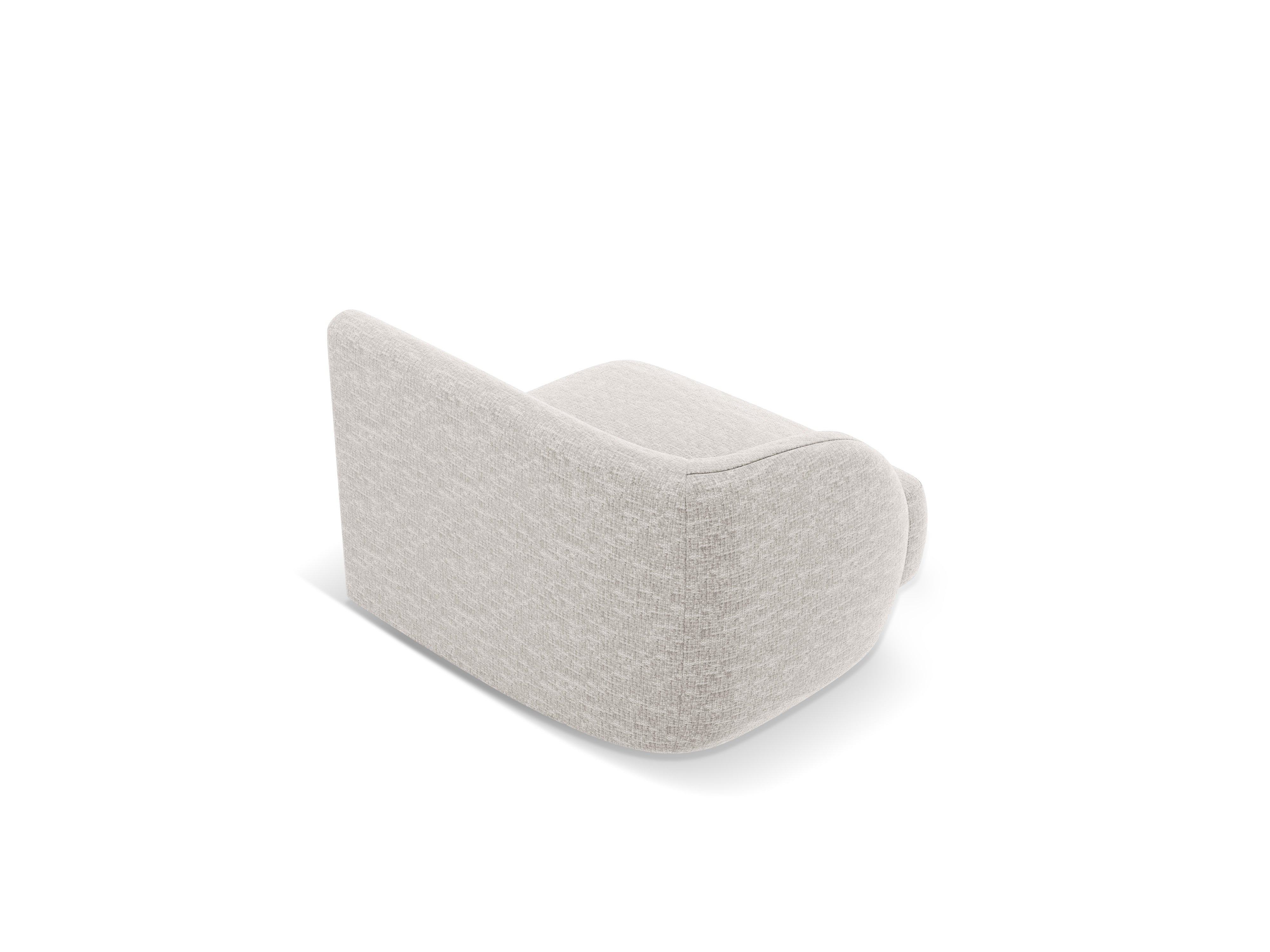 Modulaire bank MILEY - linker module grijze chenille