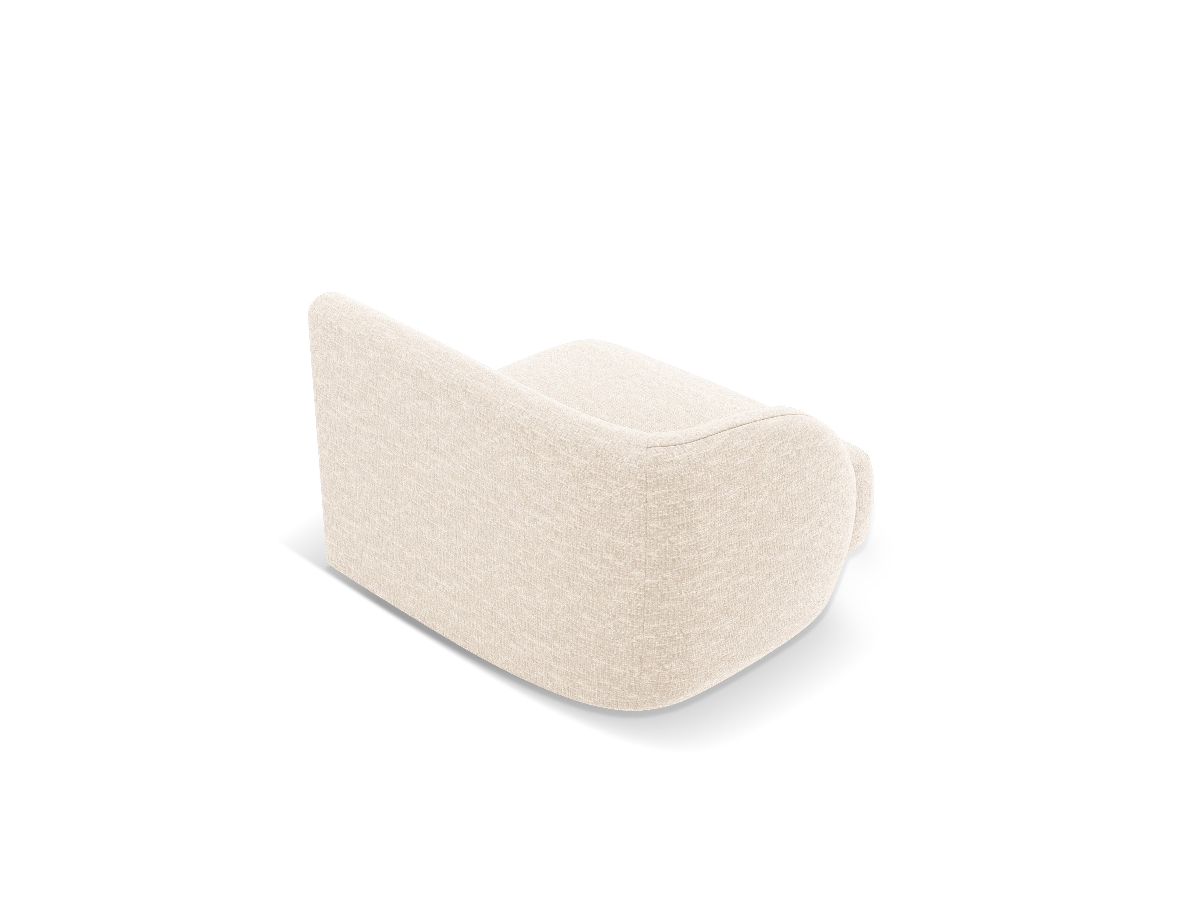 Modulaire bank - linker module MILEY ivoorkleurig chenille