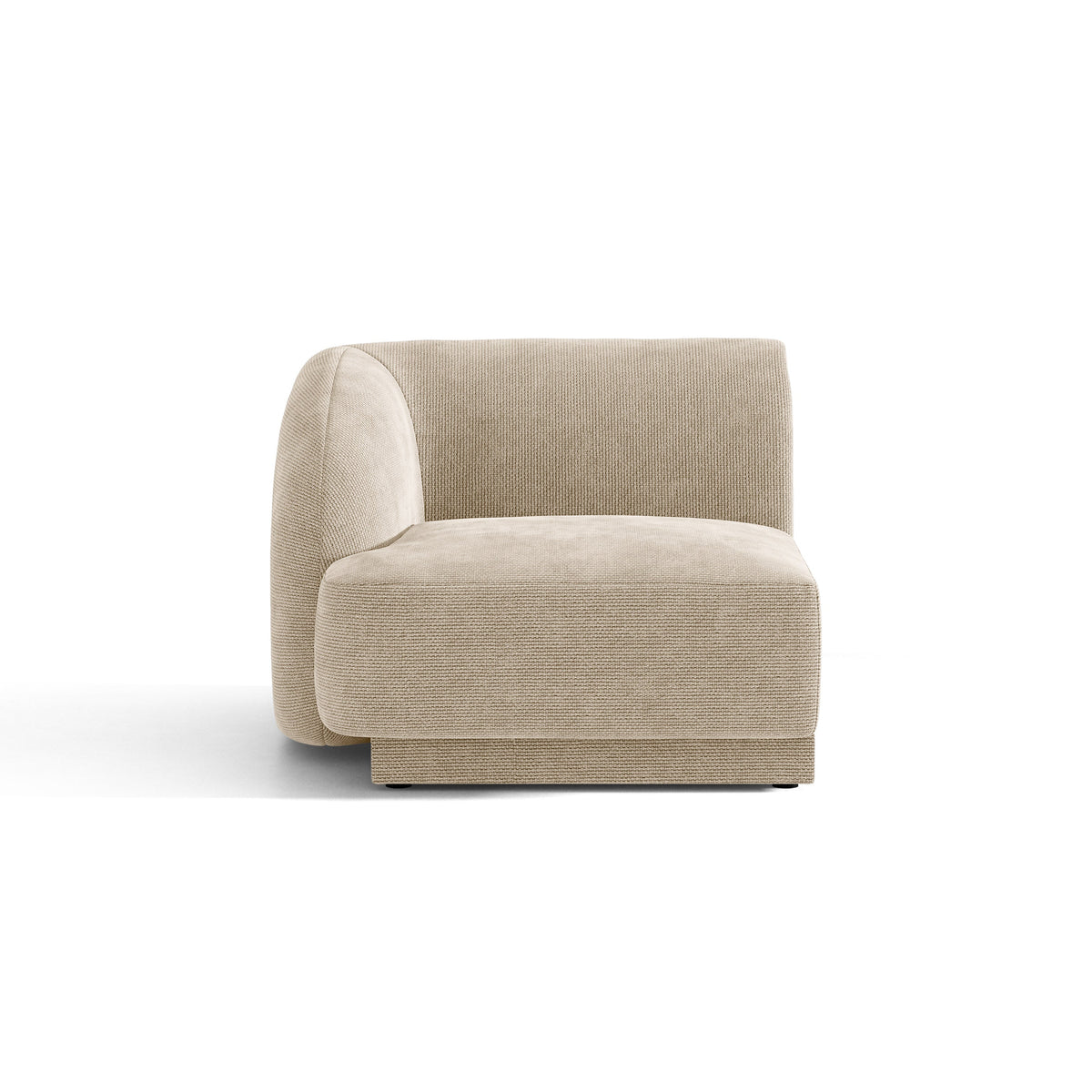 Sofa modułowa - moduł lewostronny MILEY beżowy szenil – Micadoni