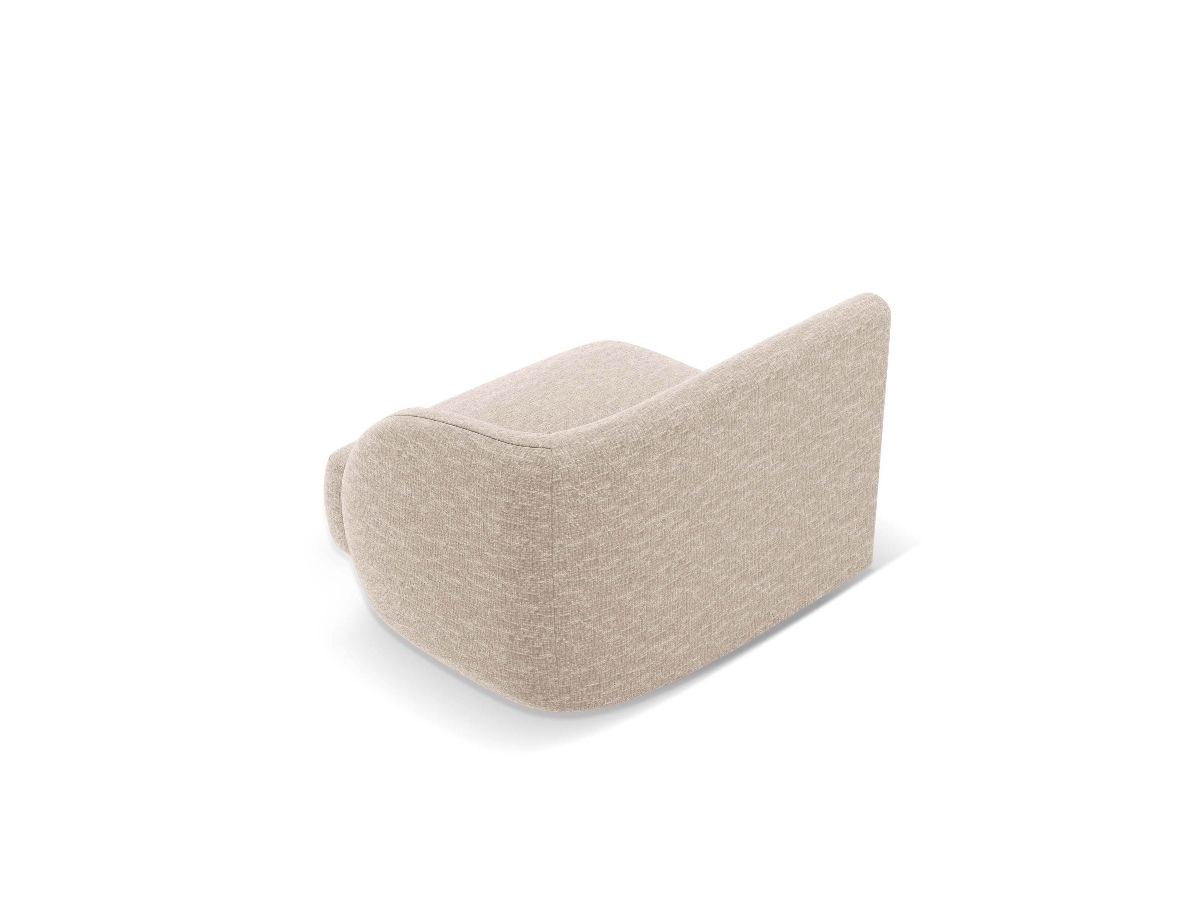 Modulaire bank - rechter module MILEY beige chenille