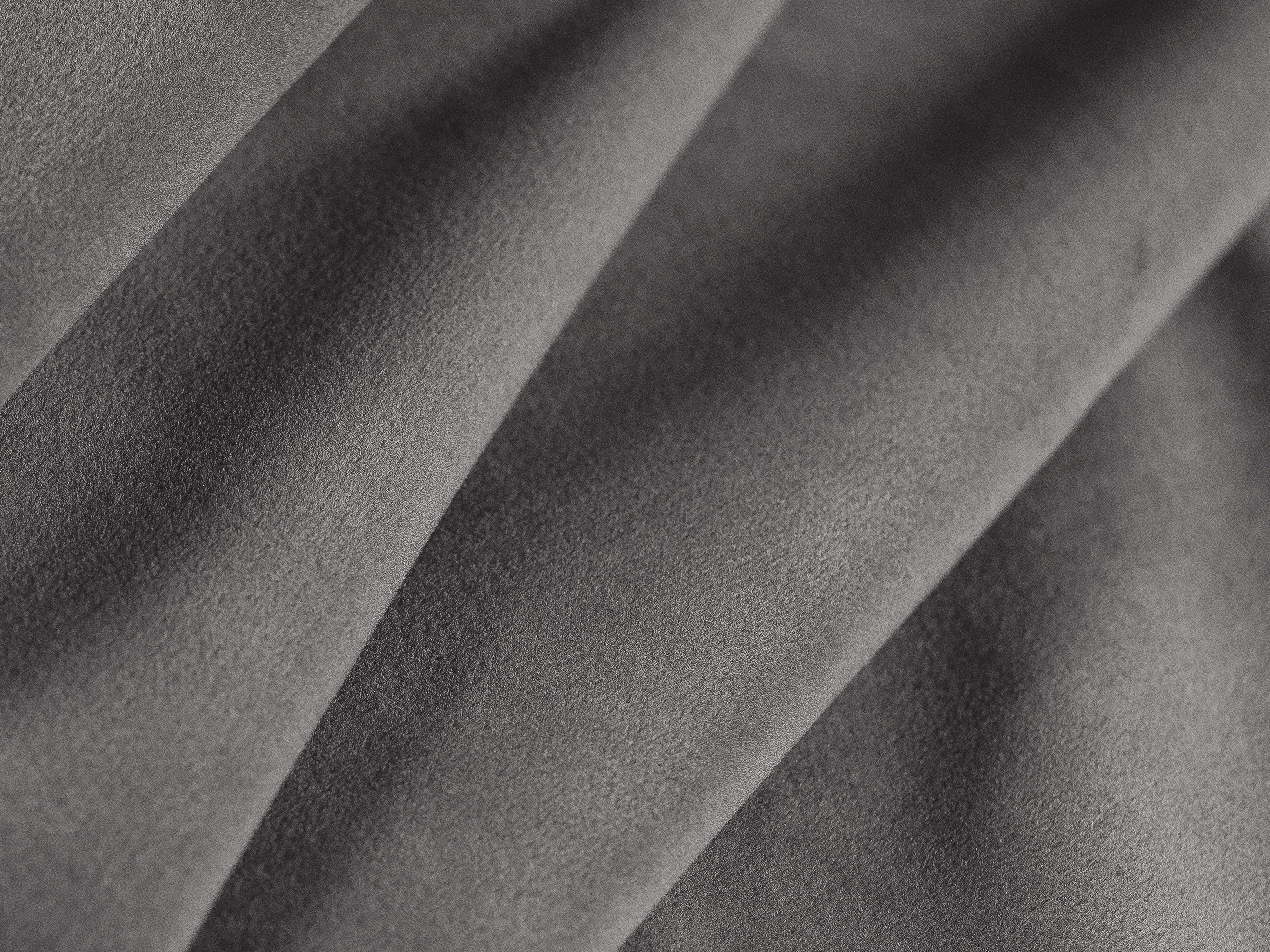 Modulaire fluwelen bank MILEY - rechter module lichtgrijs