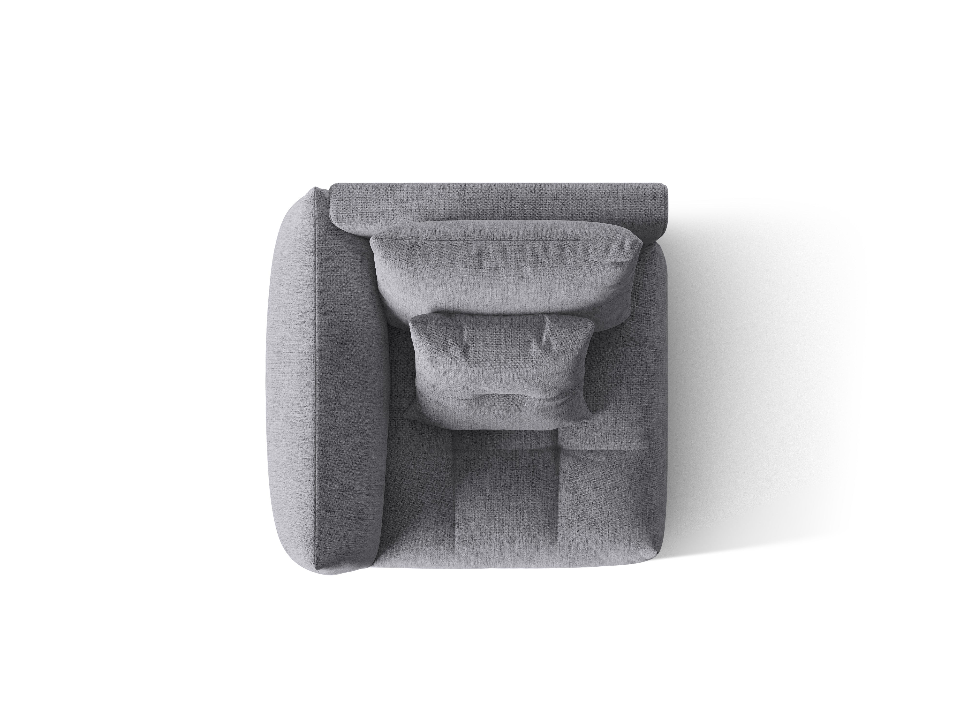 Modulaire bank BLOOM - linker grijs chenille element