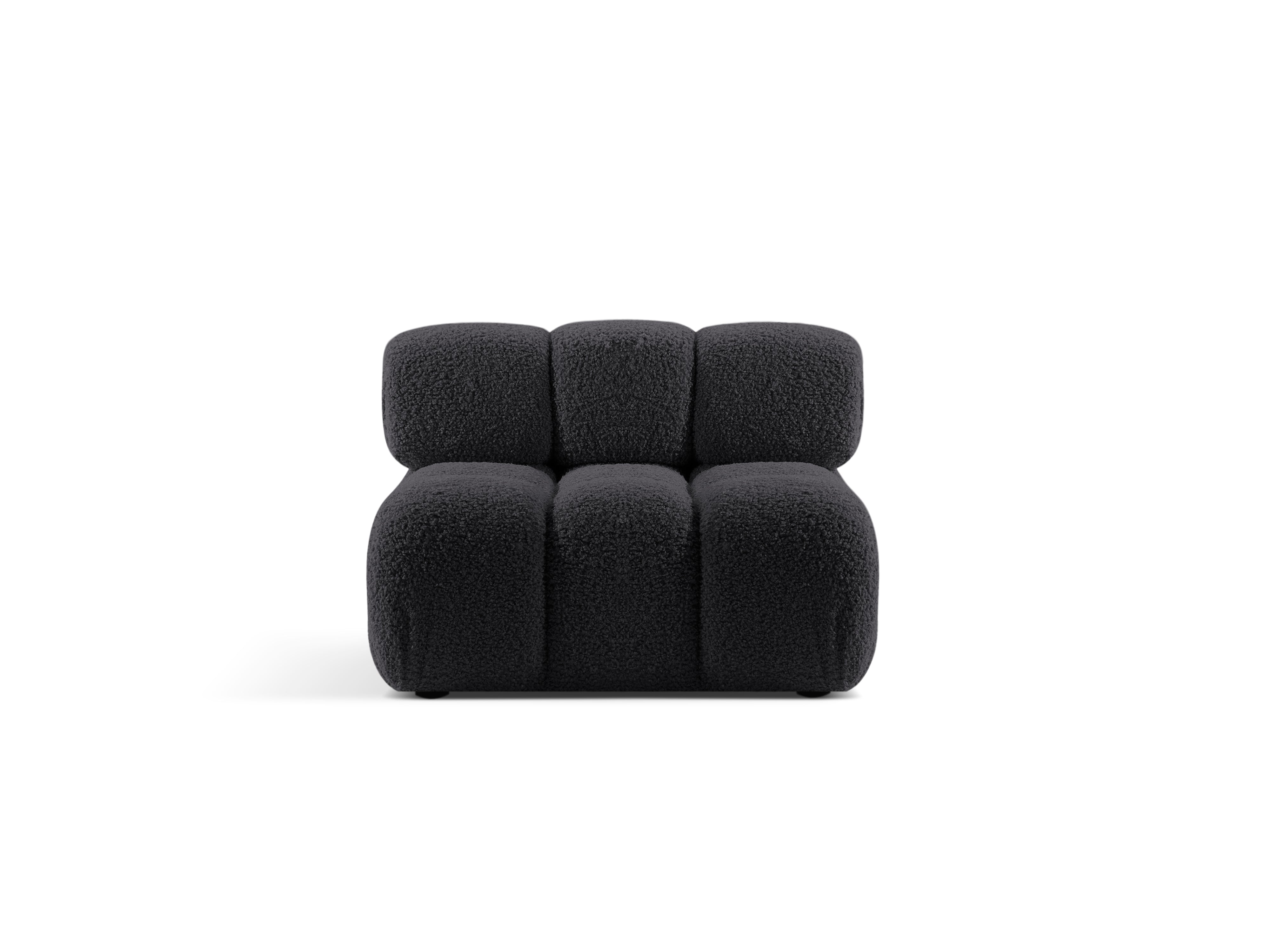 Fauteuil / module BELLIS in grafiet boucle