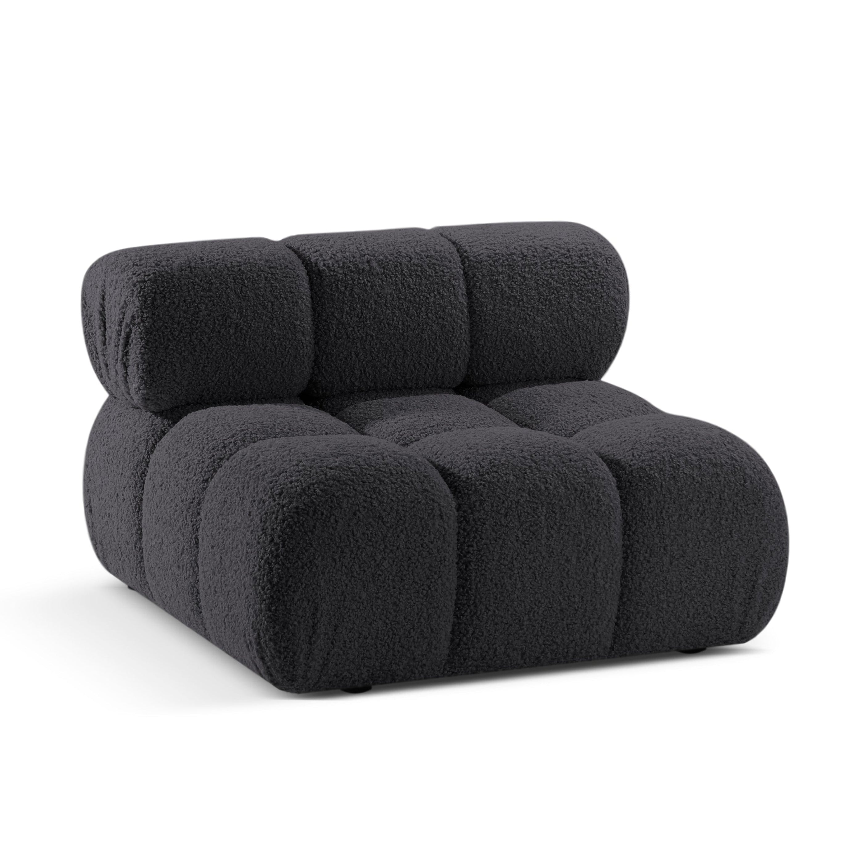 Fauteuil / module BELLIS in grafiet boucle