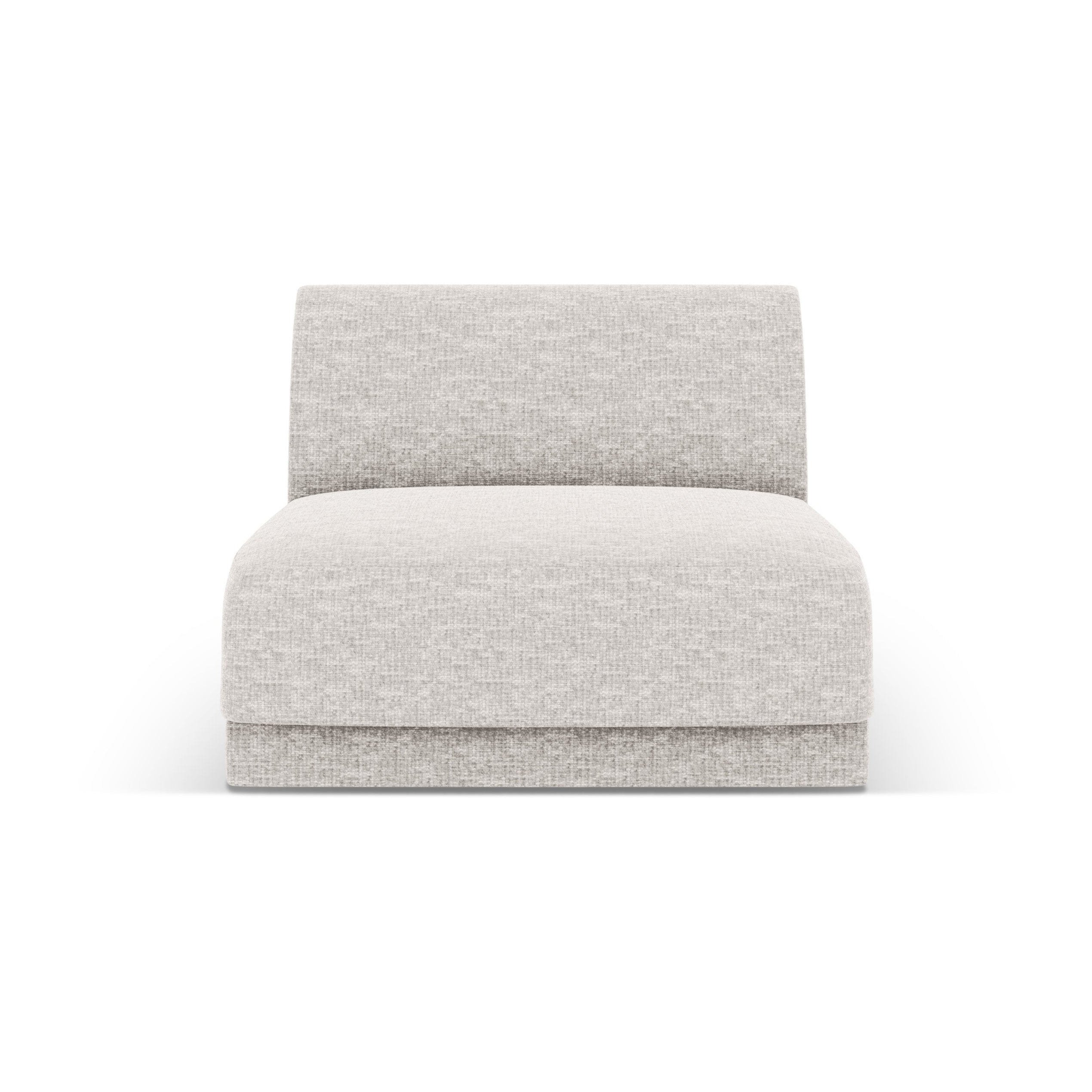 Fauteuil / module MILEY grijs chenille