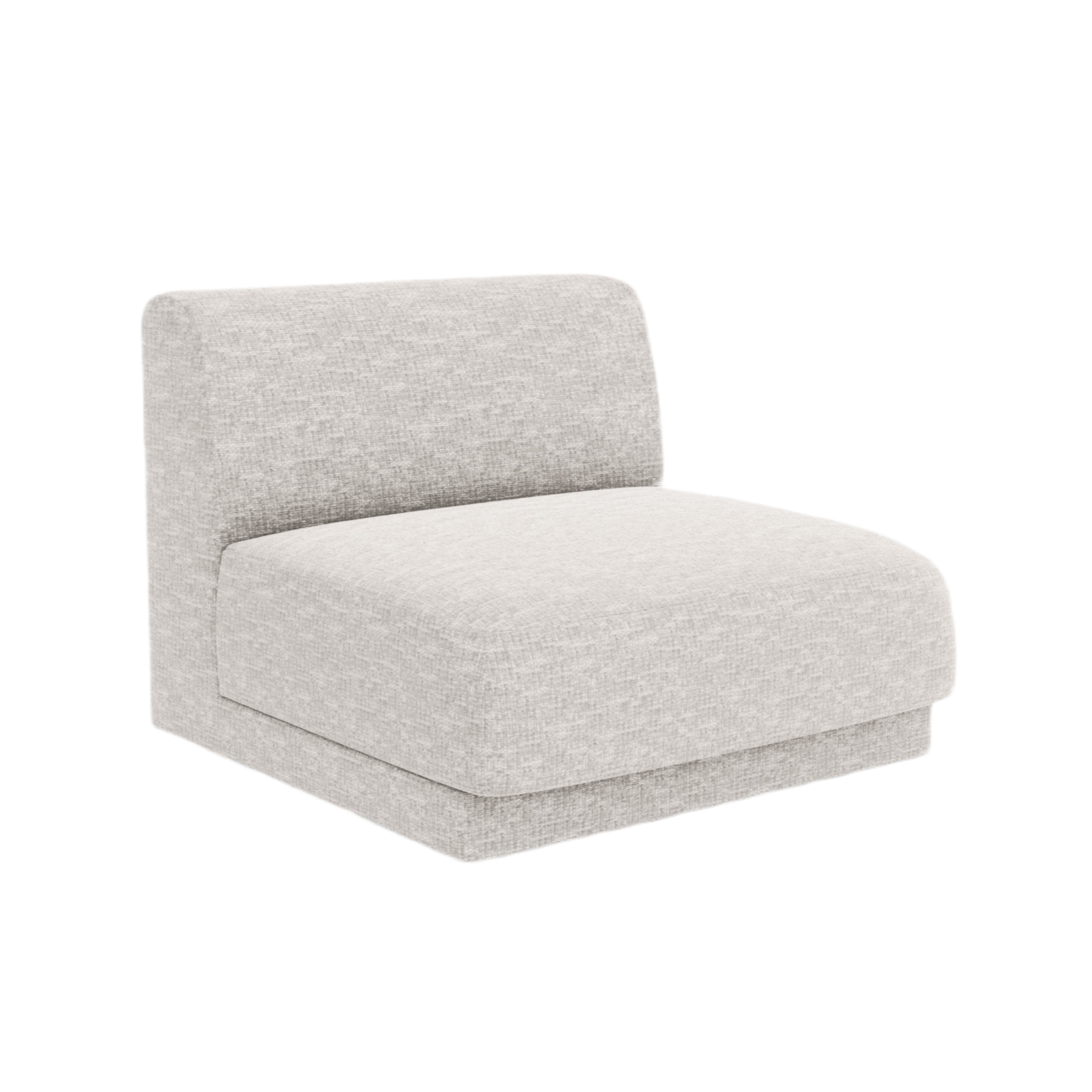 Fauteuil / module MILEY grijs chenille