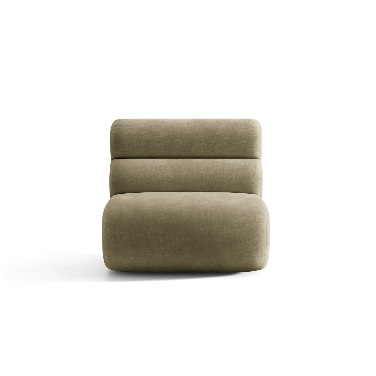 Neo fauteuil / module olijfgroen chenille