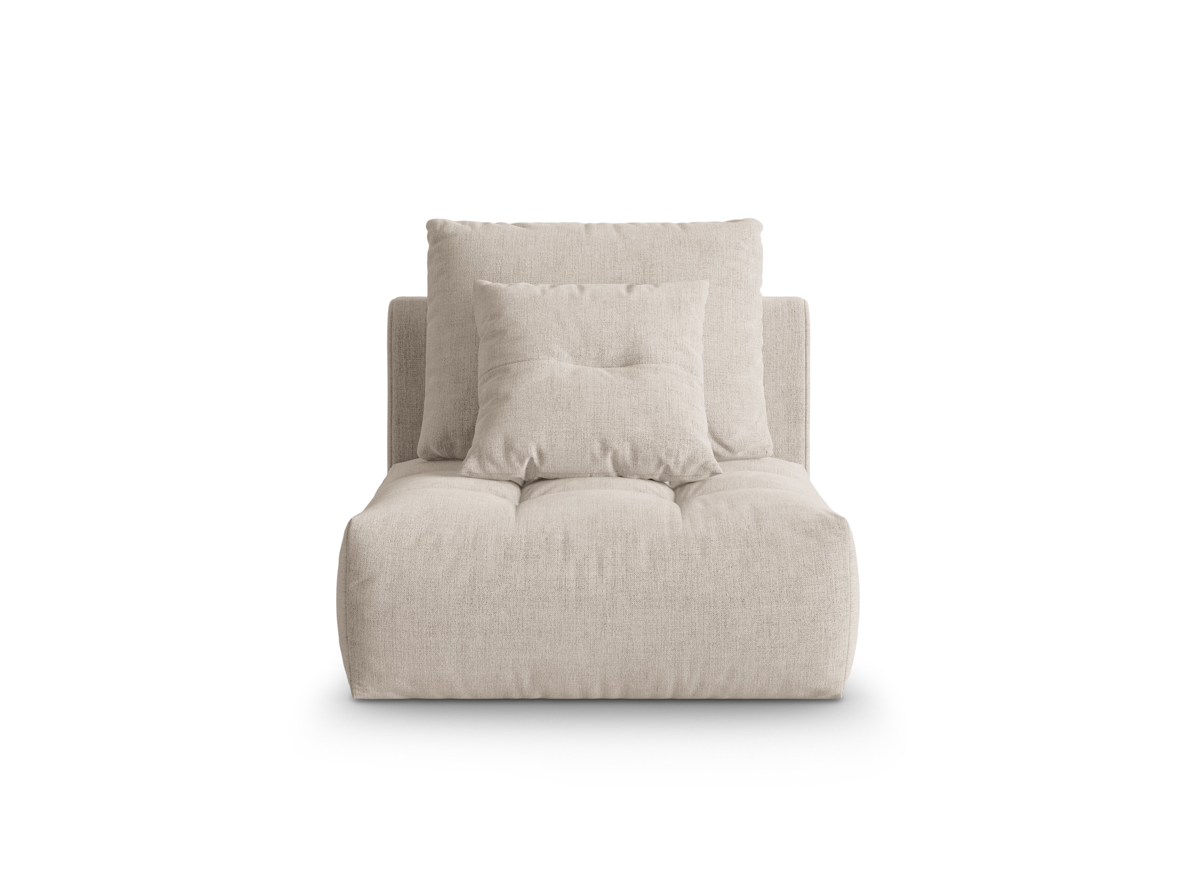 Sessel / Modul BLOOM dunkelbeige Chenille