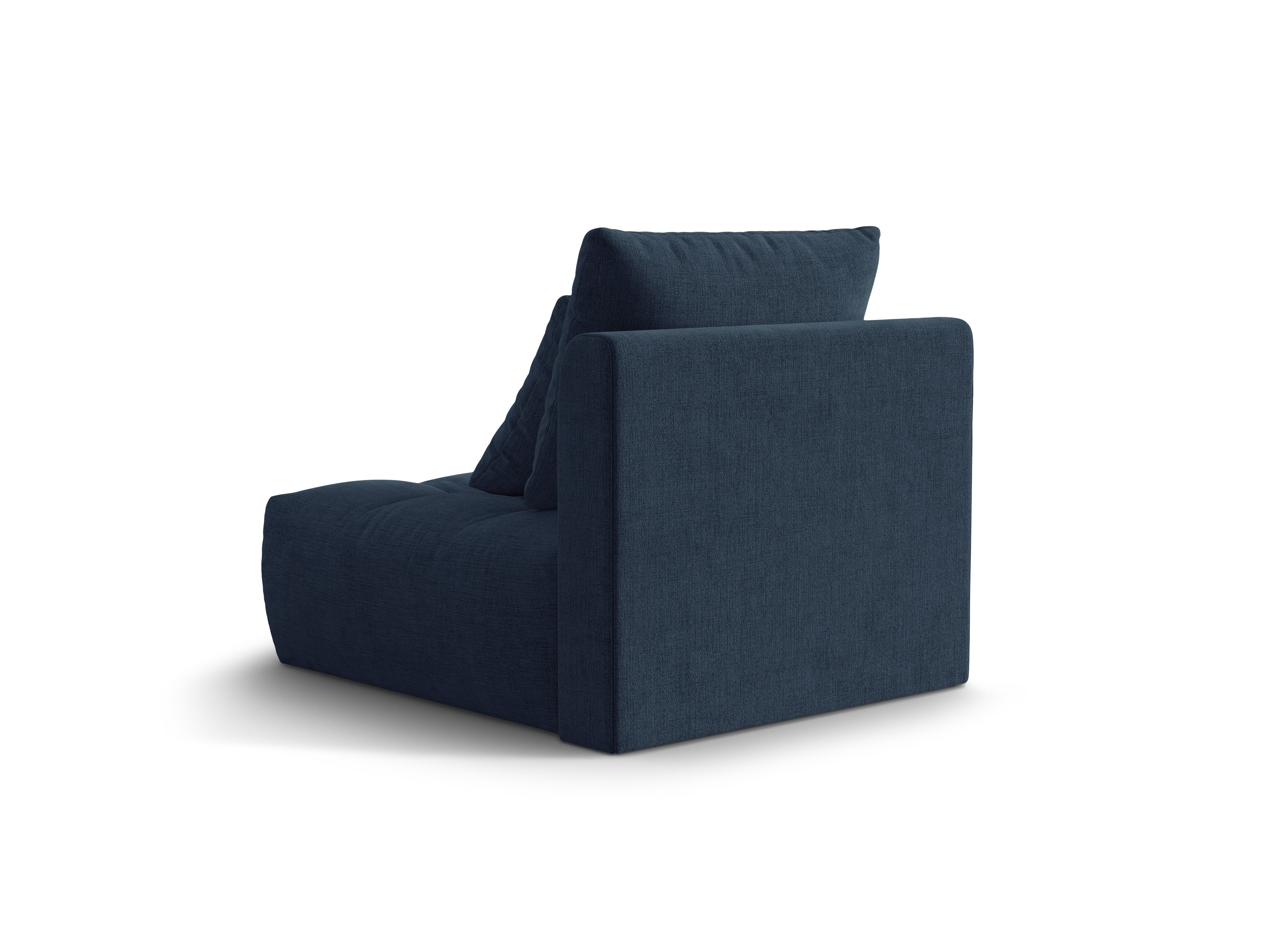 Fauteuil / module BLOOM donkerblauw chenille