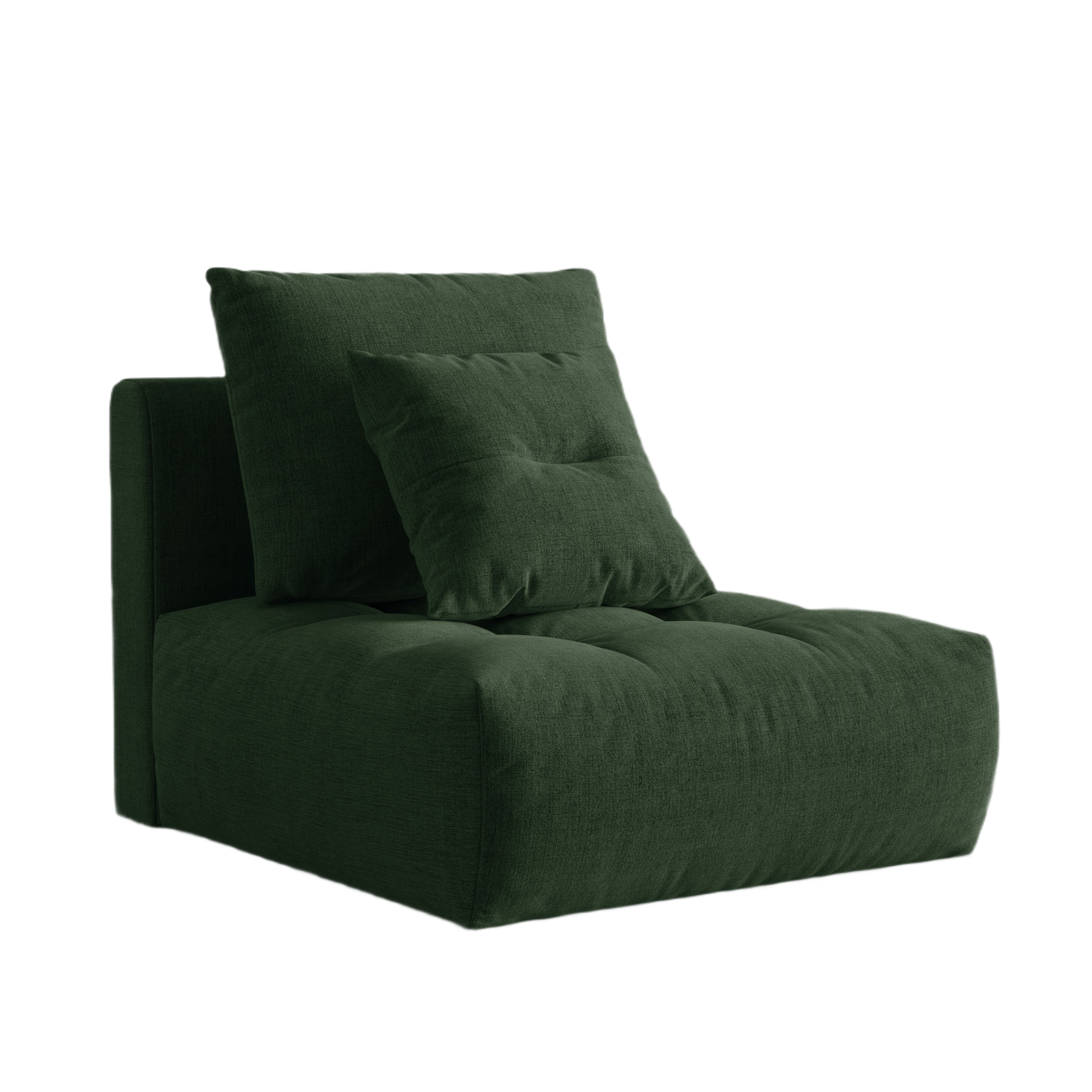 Bloom Armchair / Module Green Chenille