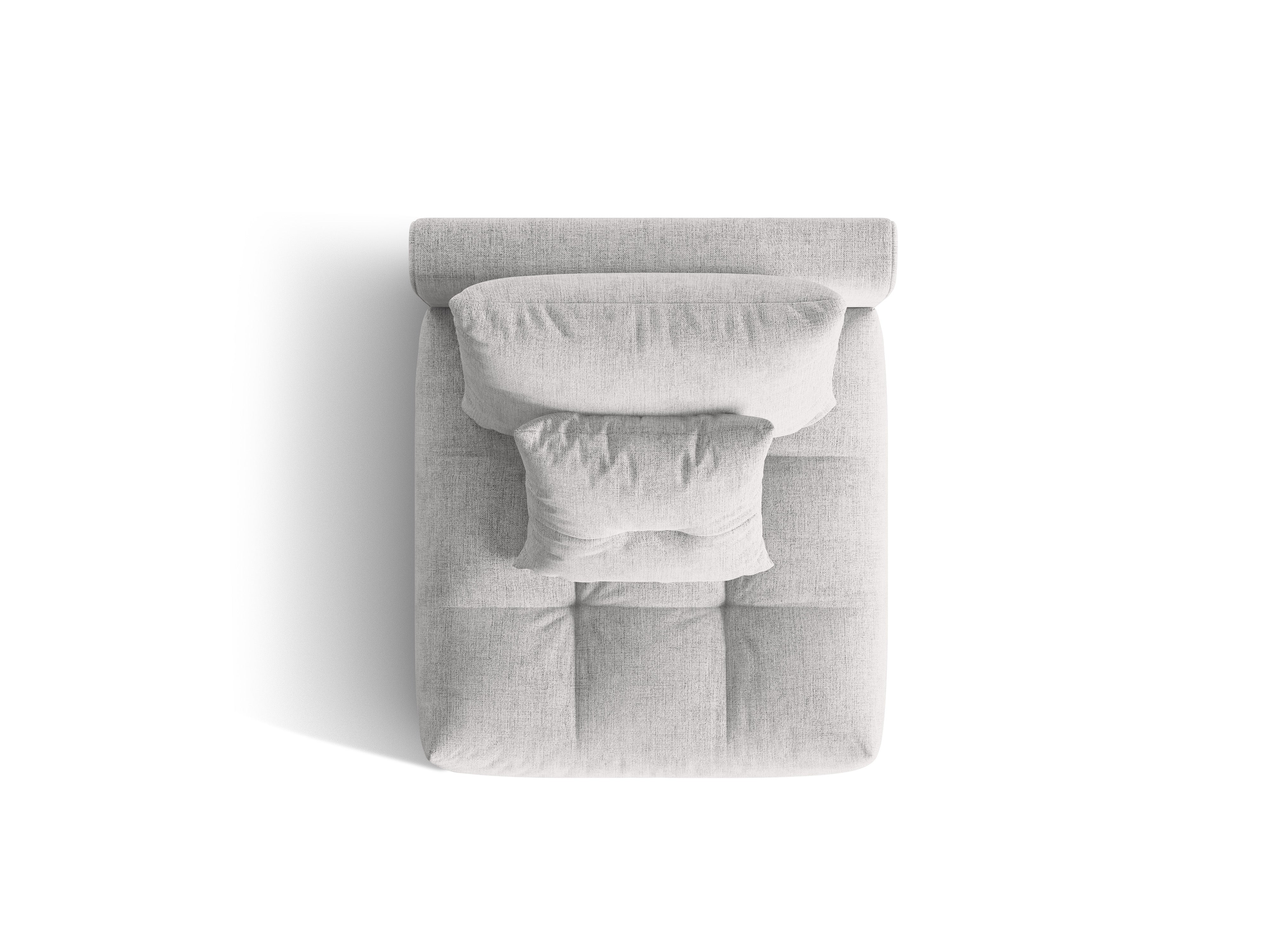 Fauteuil / module BLOOM zilver chenille