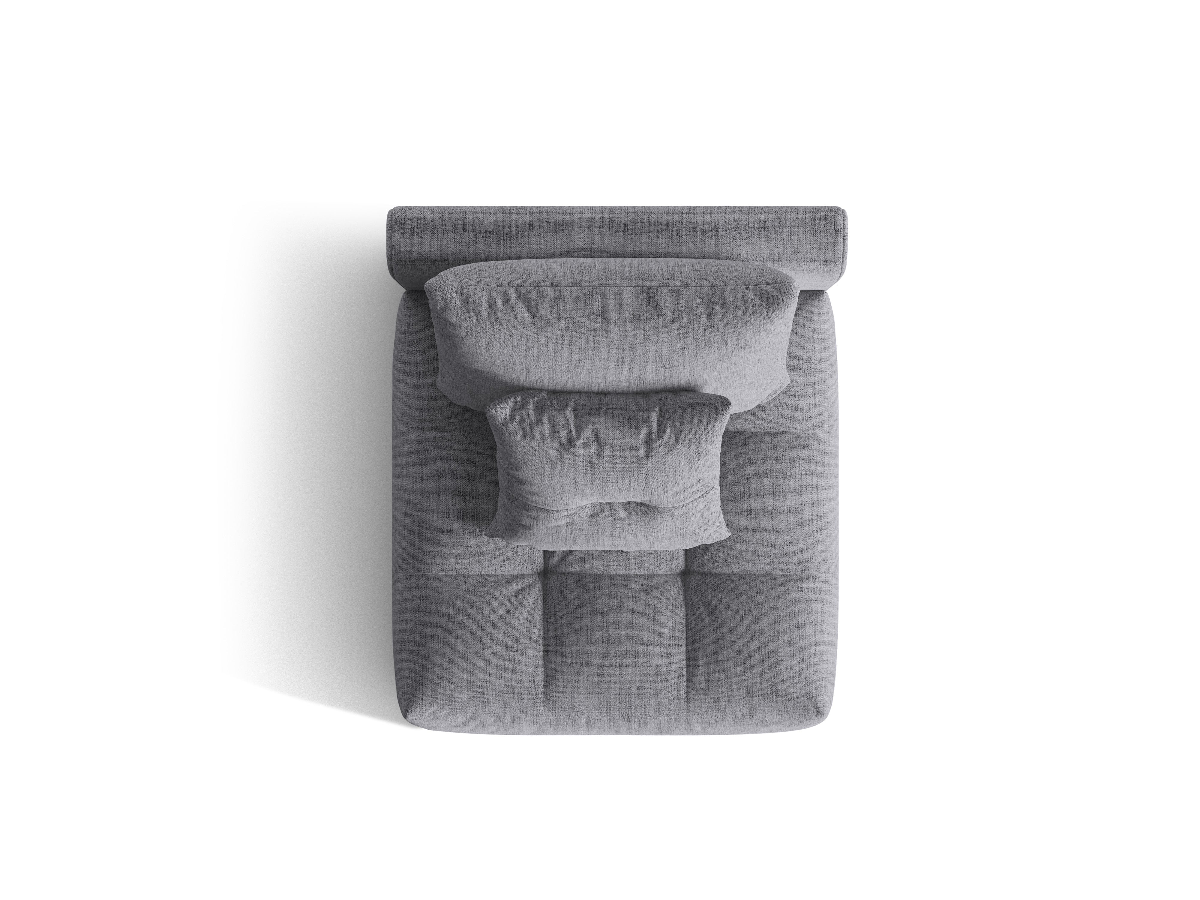 Fauteuil / module BLOOM grijs chenille