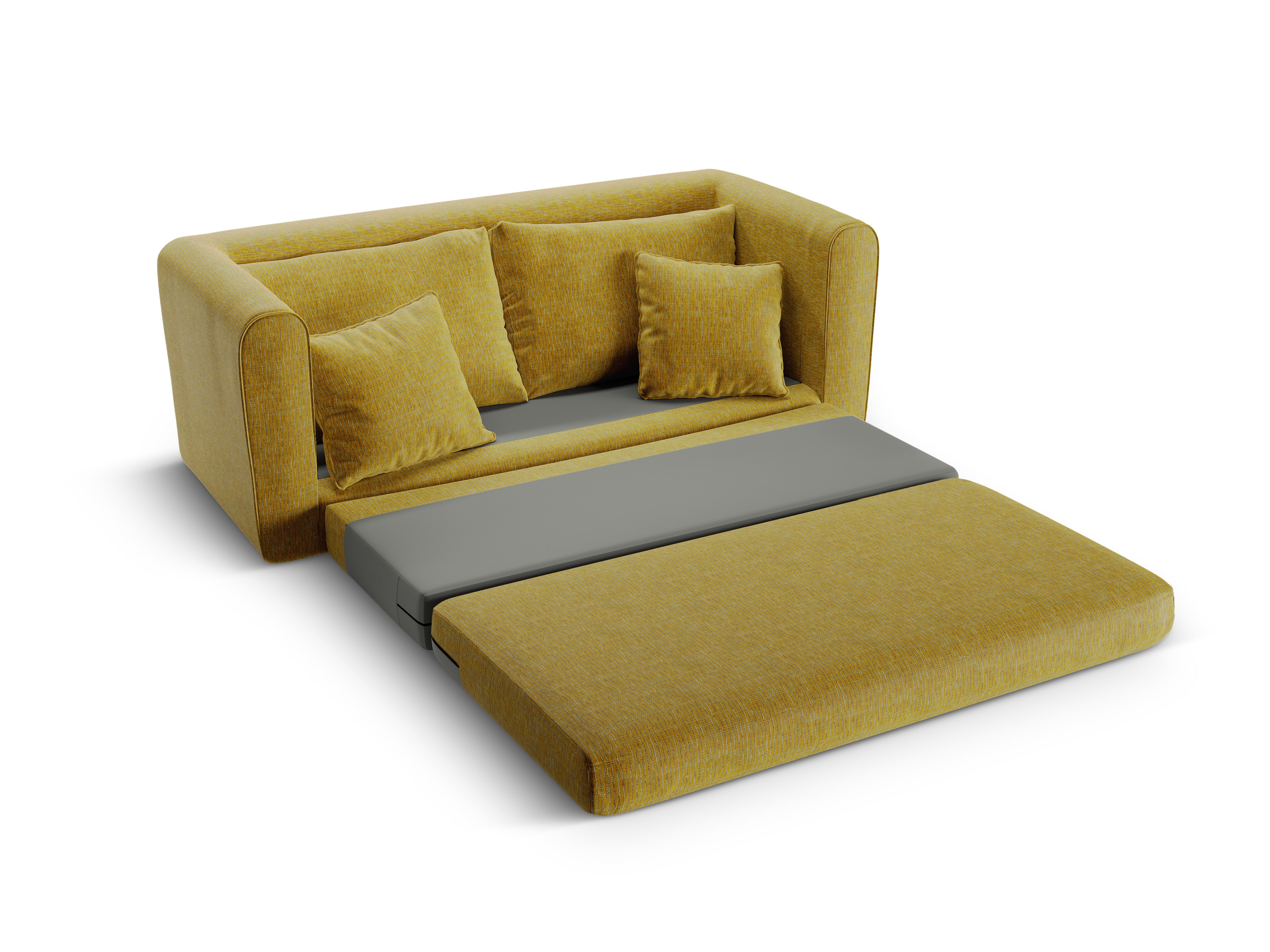 Sofa 2-zits met slaapfunctie LIDO zonnebloem melange