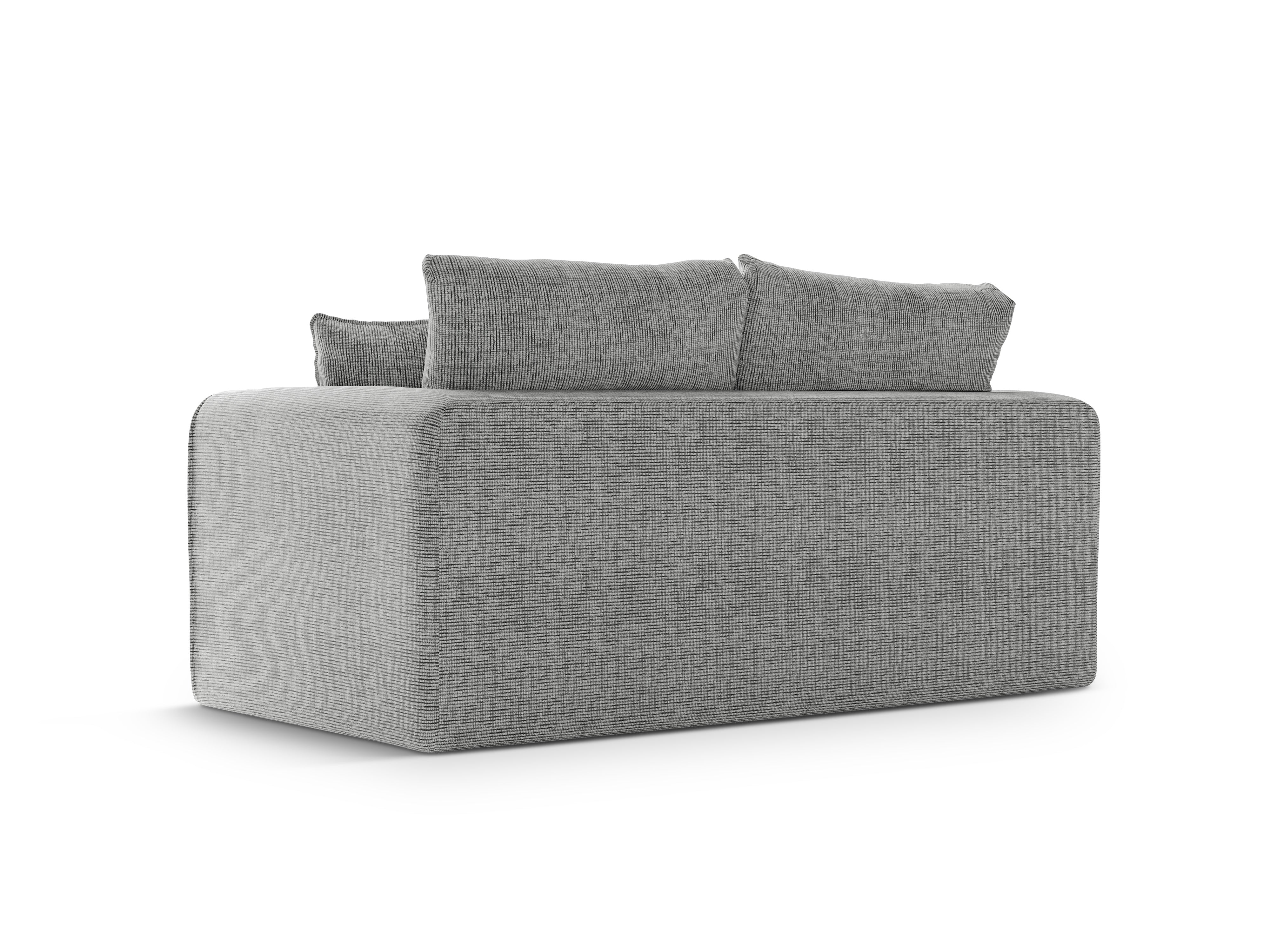Sofa 2-zits met slaapfunctie LIDO warm grijs gemêleerd