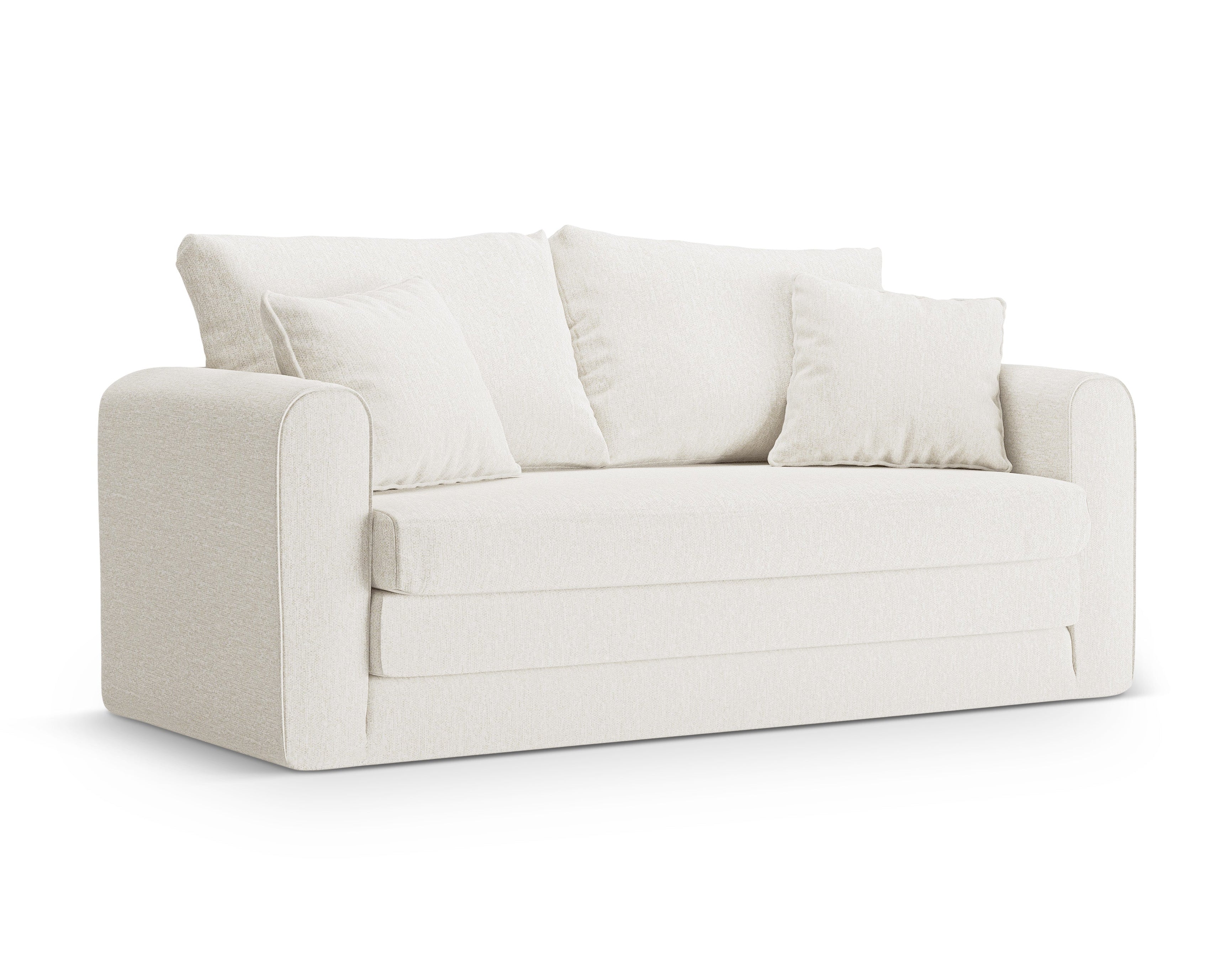 2-Seater Sofa with Sleeping Function LIDO Ivory