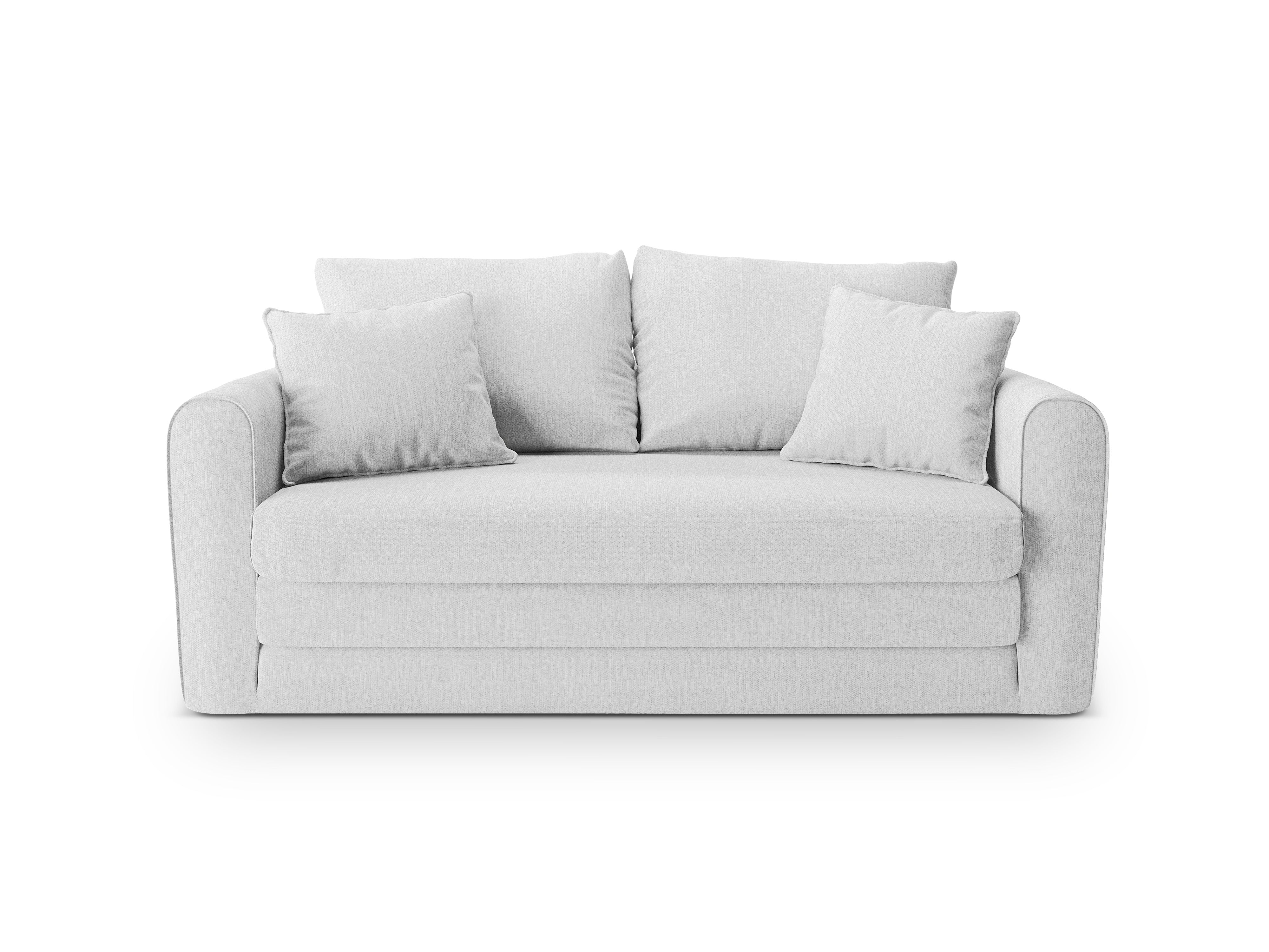 2-Seater Sofa with Sleeping Function LIDO Cool Light Grey