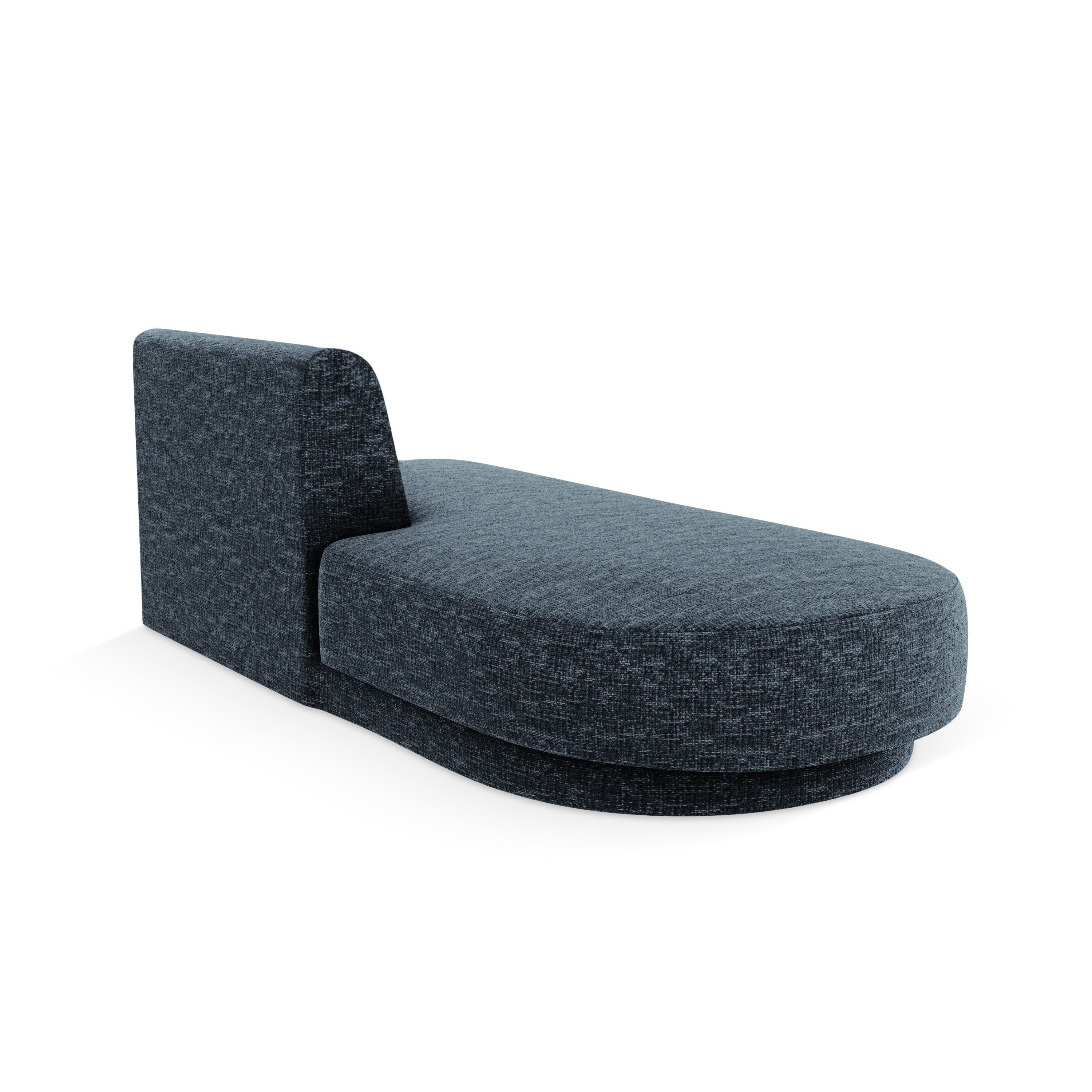 Szezlong 2-persoons links MILEY koninklijk blauw szenil zijdeachtig