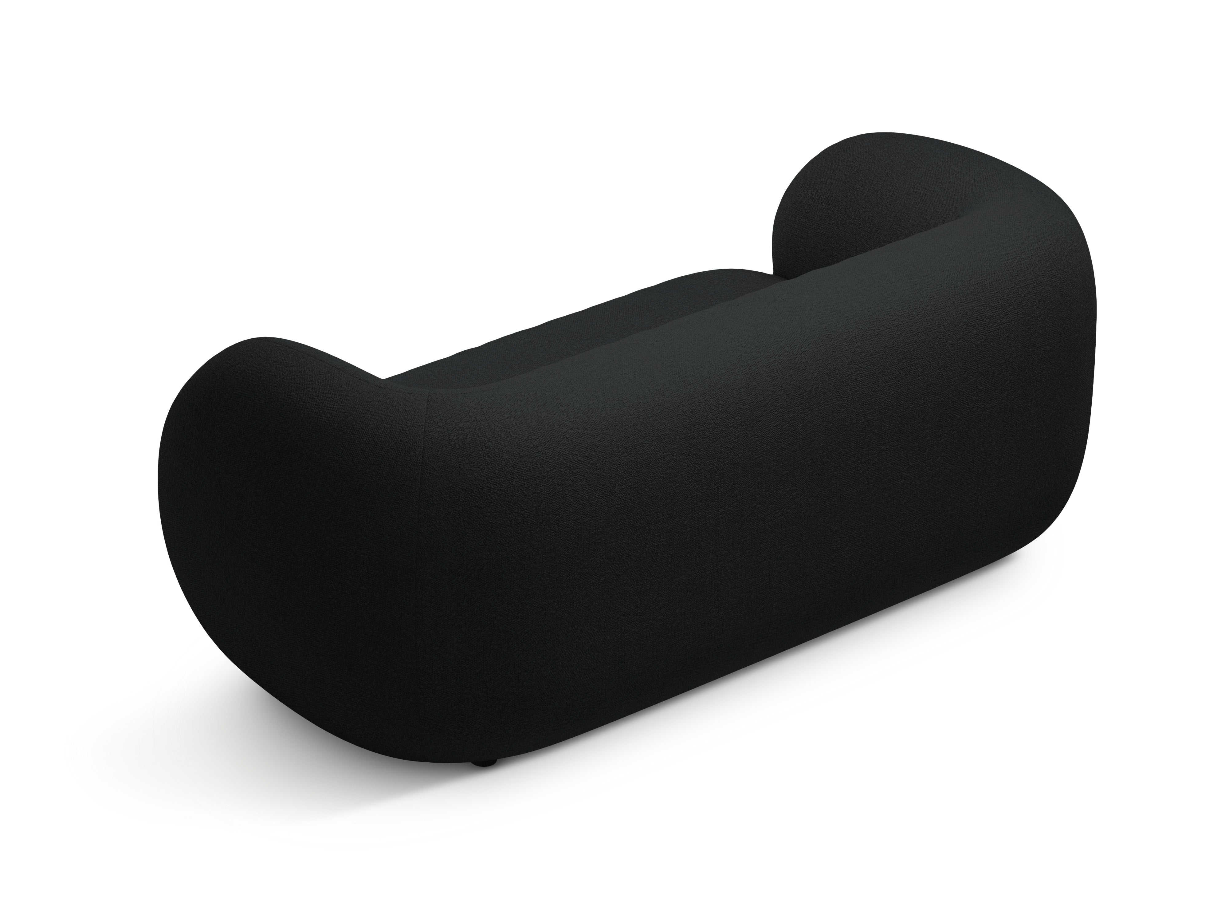 Sofa 2-zits KATE zwart boucle