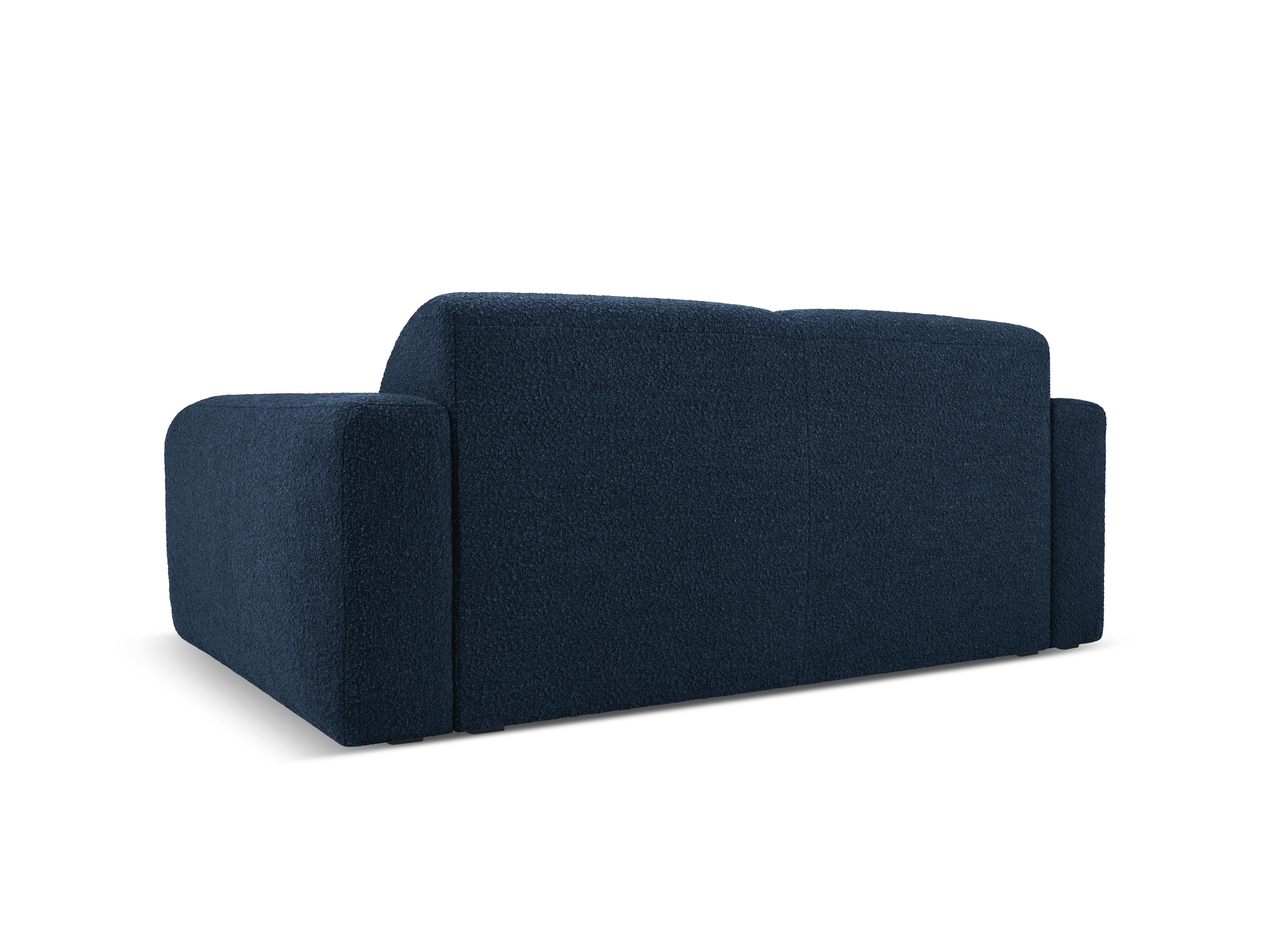 Sofa w tkaninie boucle 2-osobowa MOLINO granatowy Micadoni Eye on Design