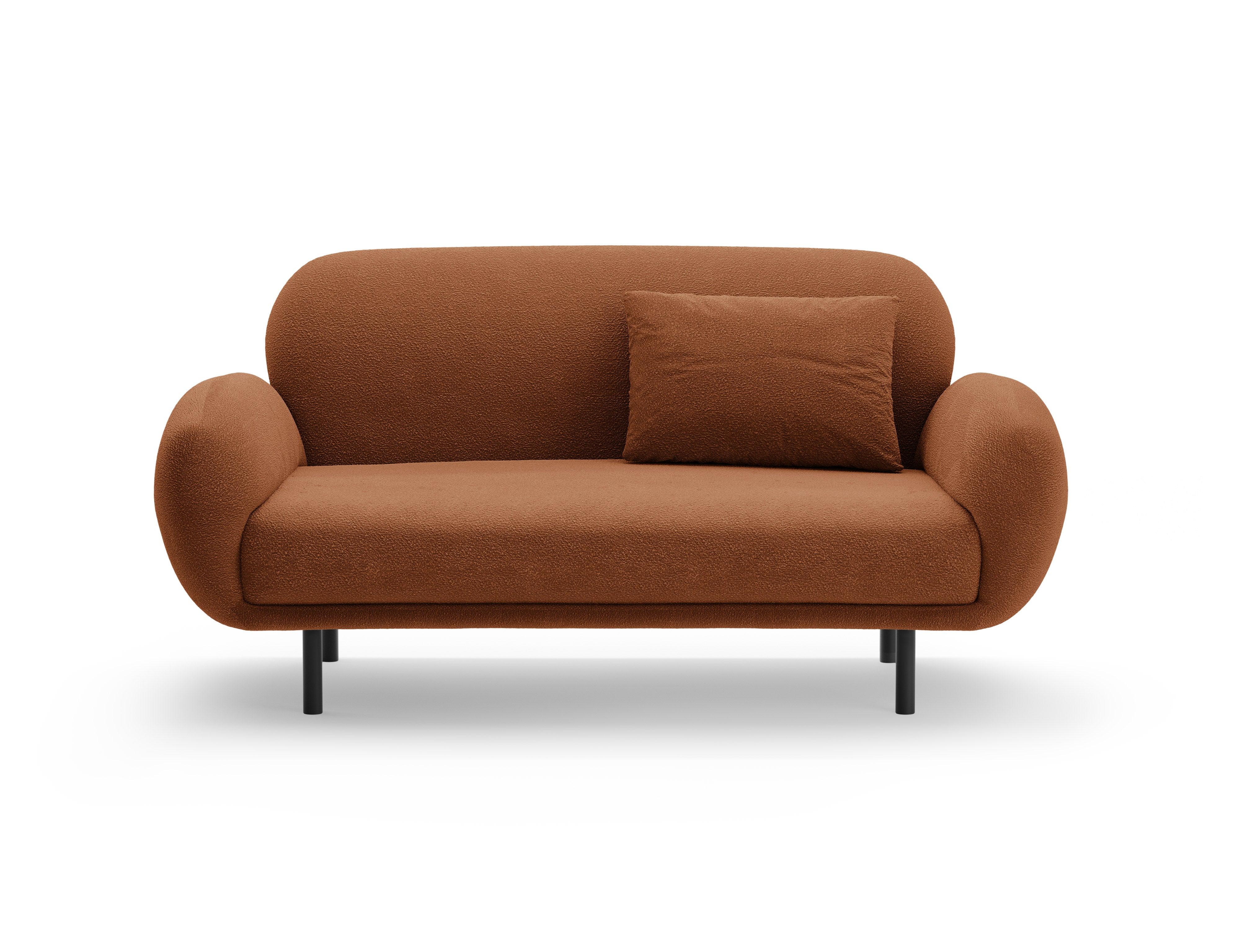 Sofa 2-zits POPPY terracotta boucle