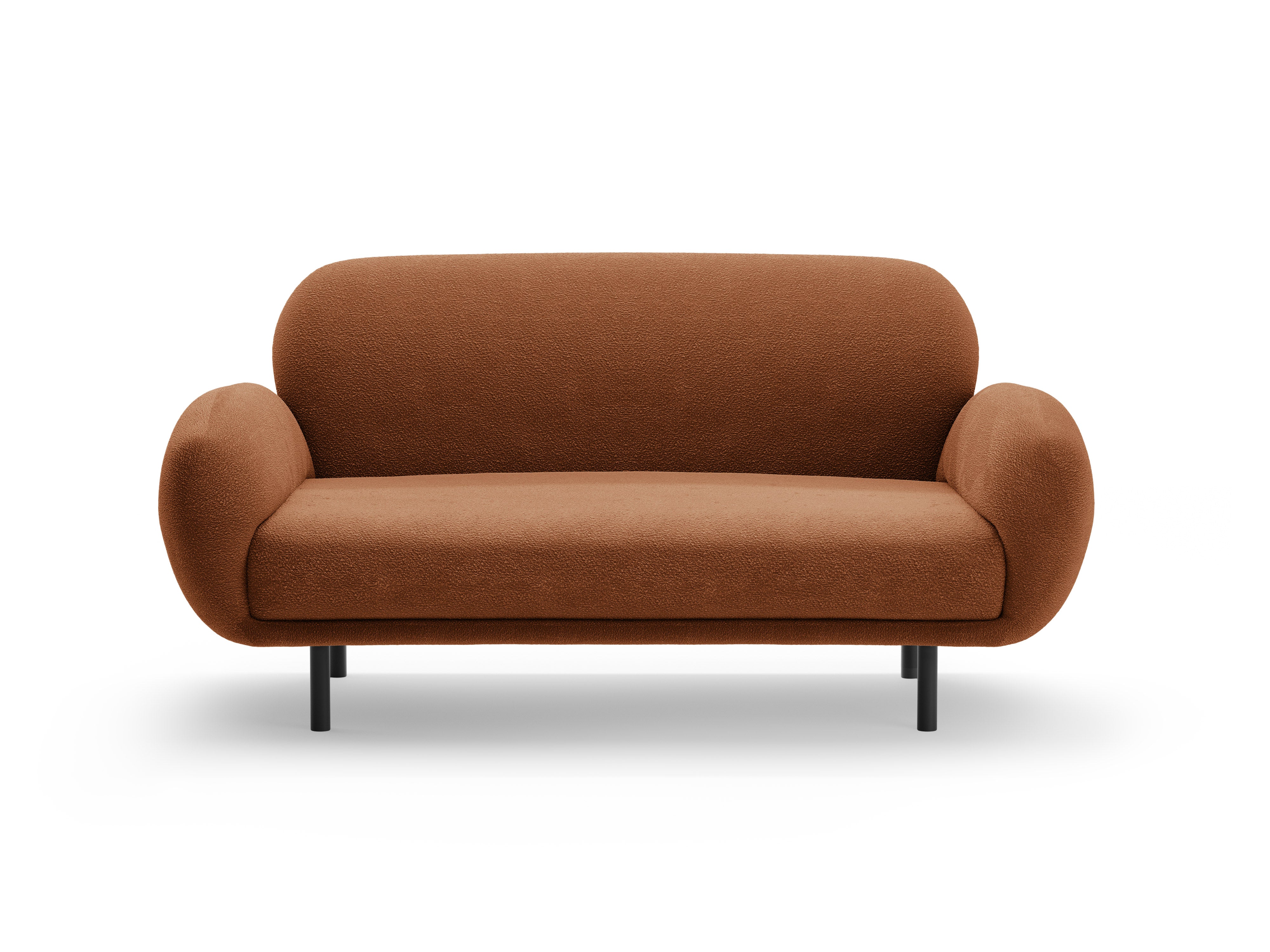 Sofa 2-zits POPPY terracotta boucle