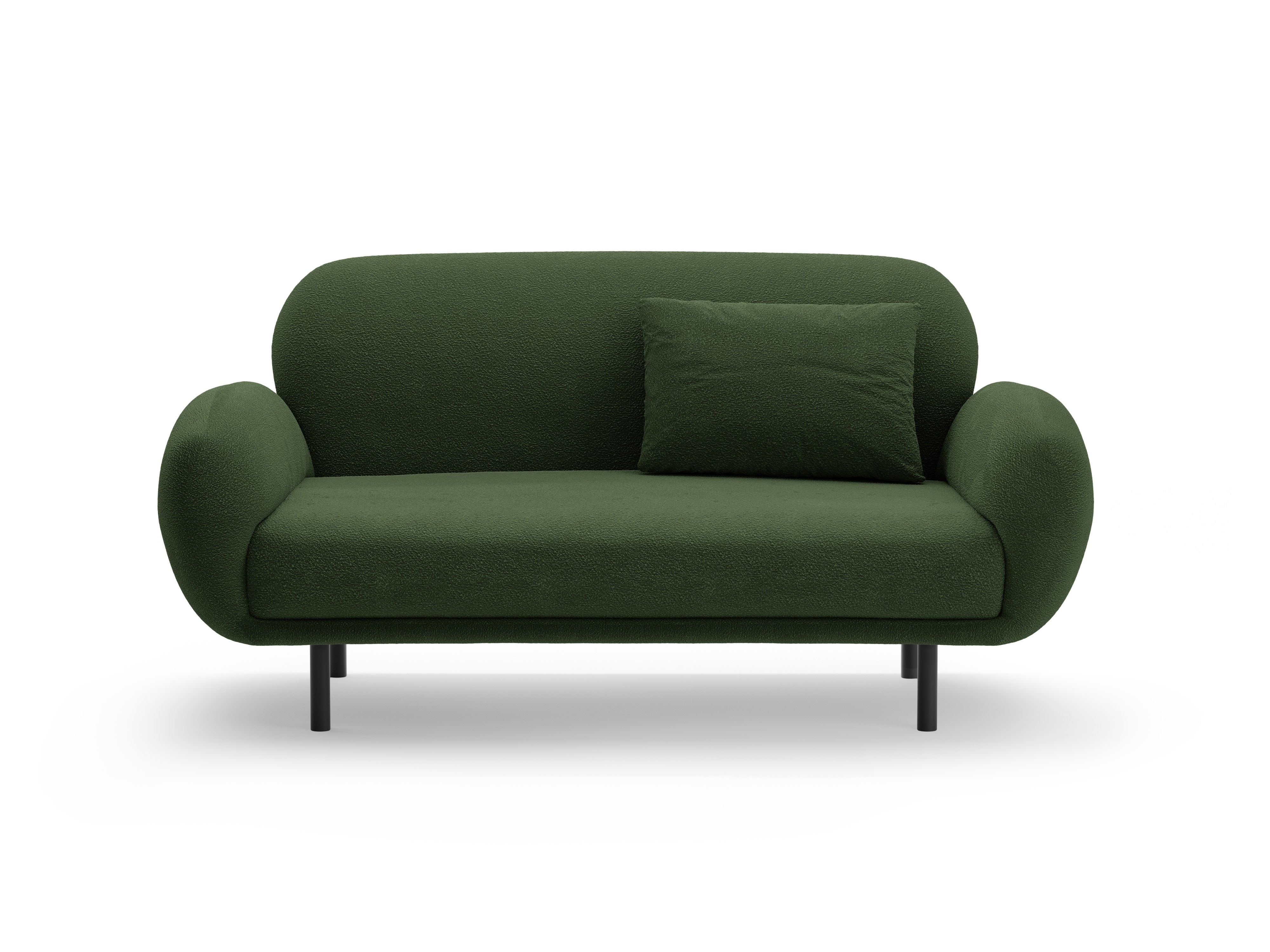 Sofa 2-zits POPPY groen boucle