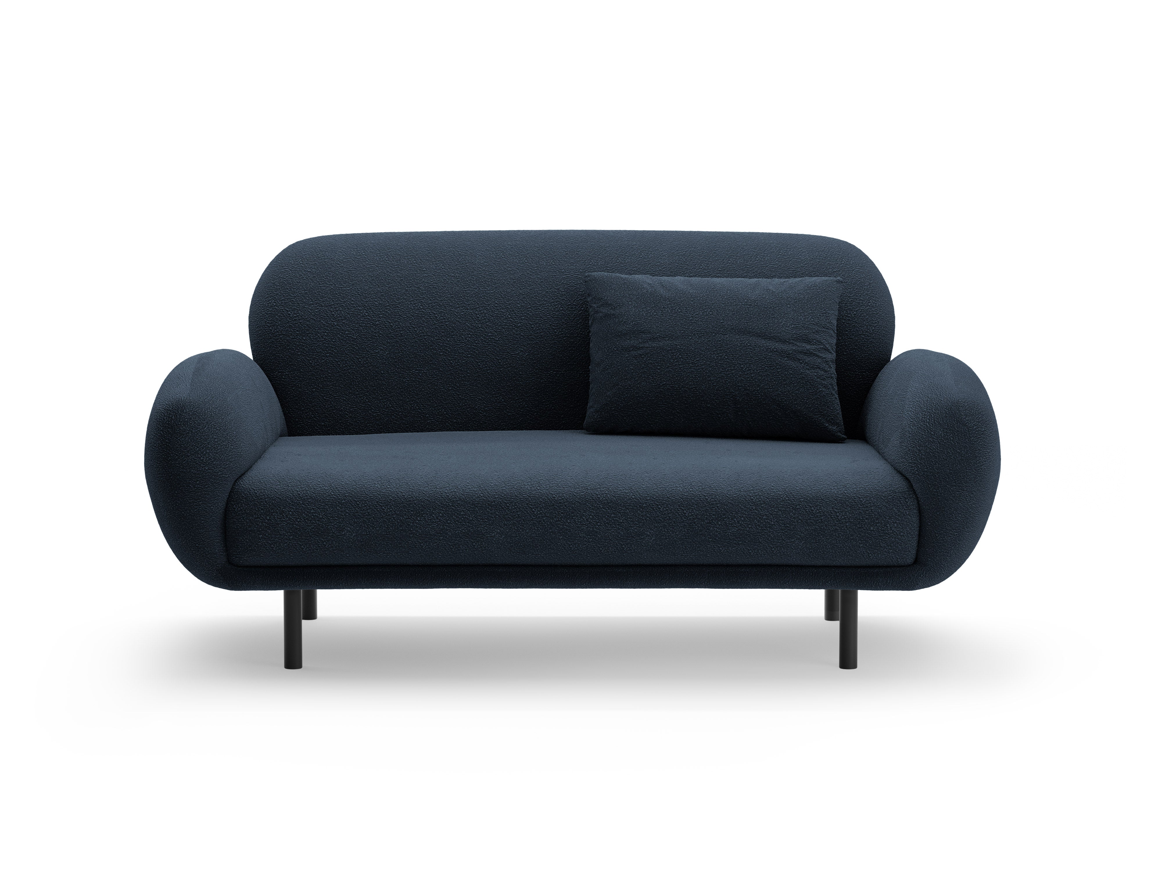 Sofa 2-zits POPPY marineblauwe boucle