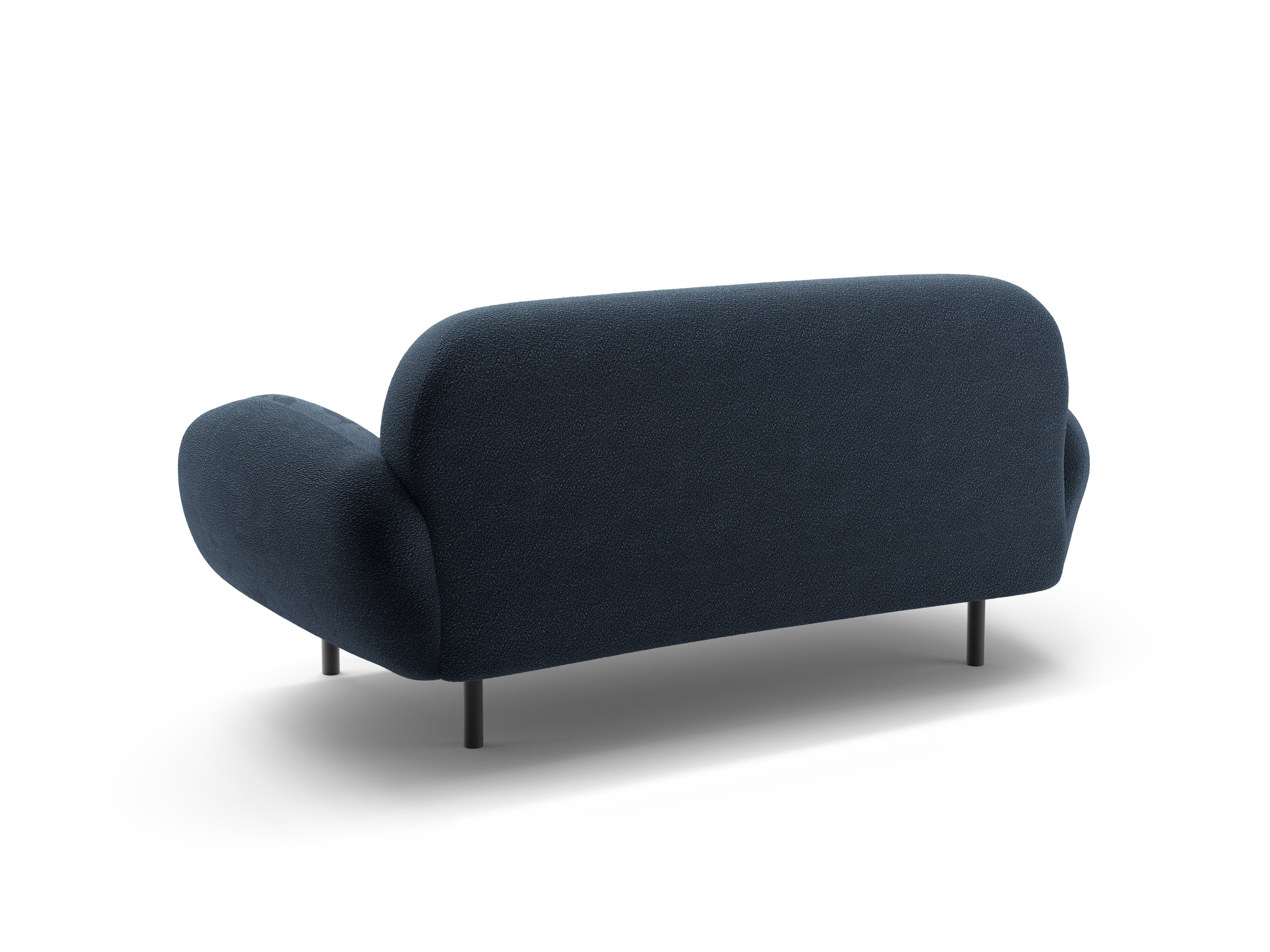 Sofa 2-zits POPPY marineblauwe boucle