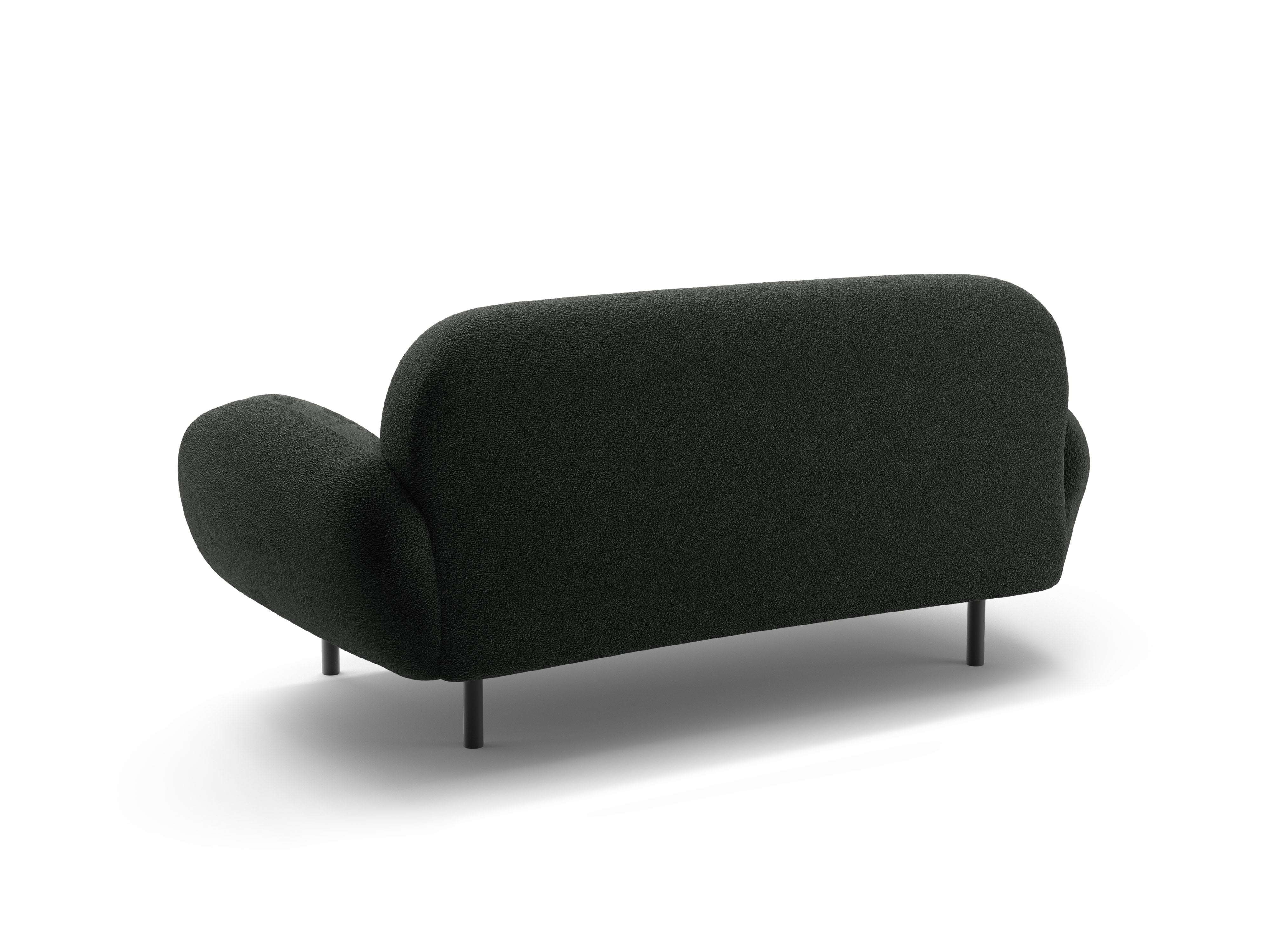 Sofa 2-zits POPPY zwart boucle