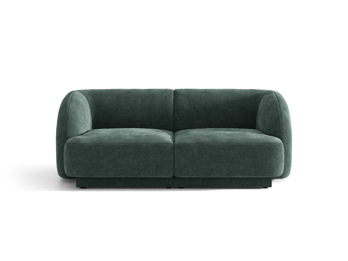 Sofa 2-osobowa MILEY petrol szenil jedwabisty – Micadoni