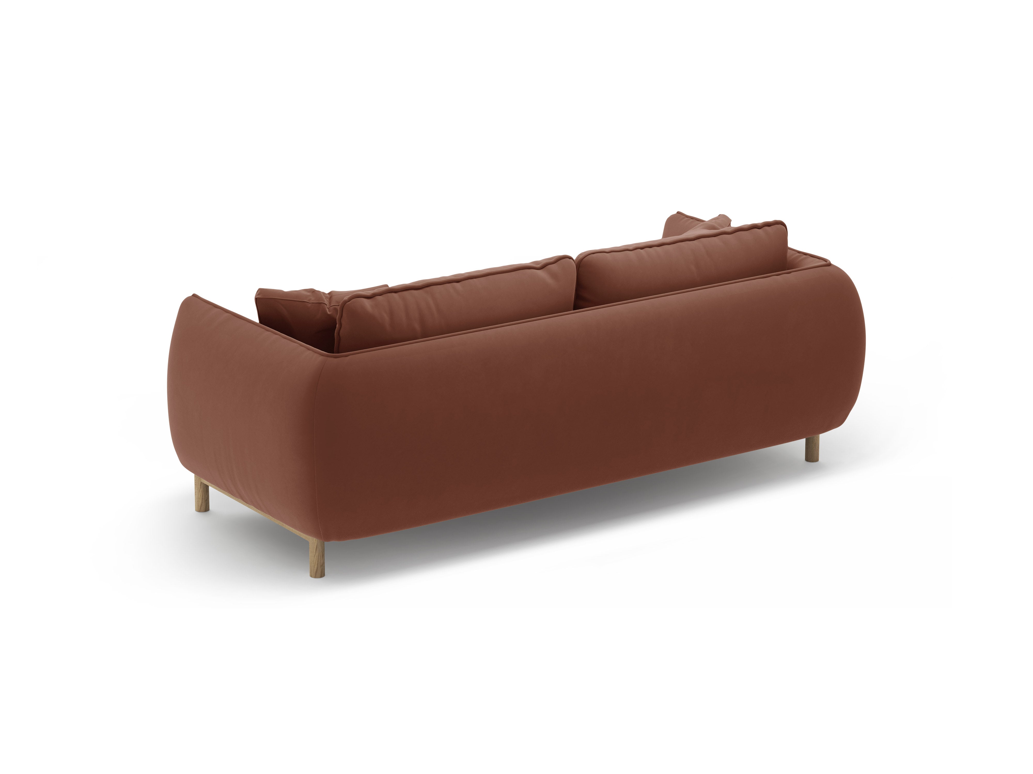 Velours bank 2-zits ADA cuoio
