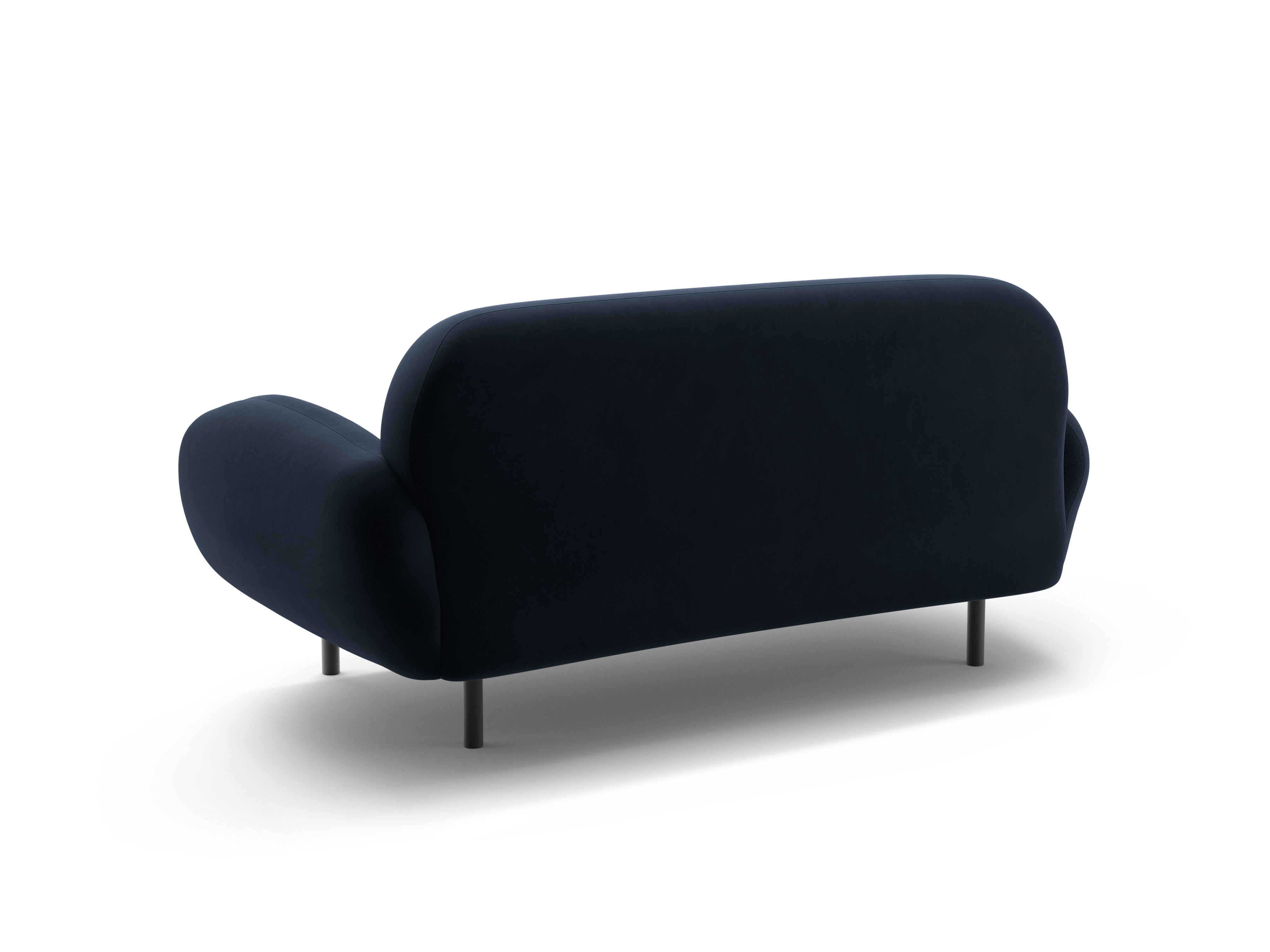 Sofa van fluweel voor 2 personen POPPY koninklijk blauw