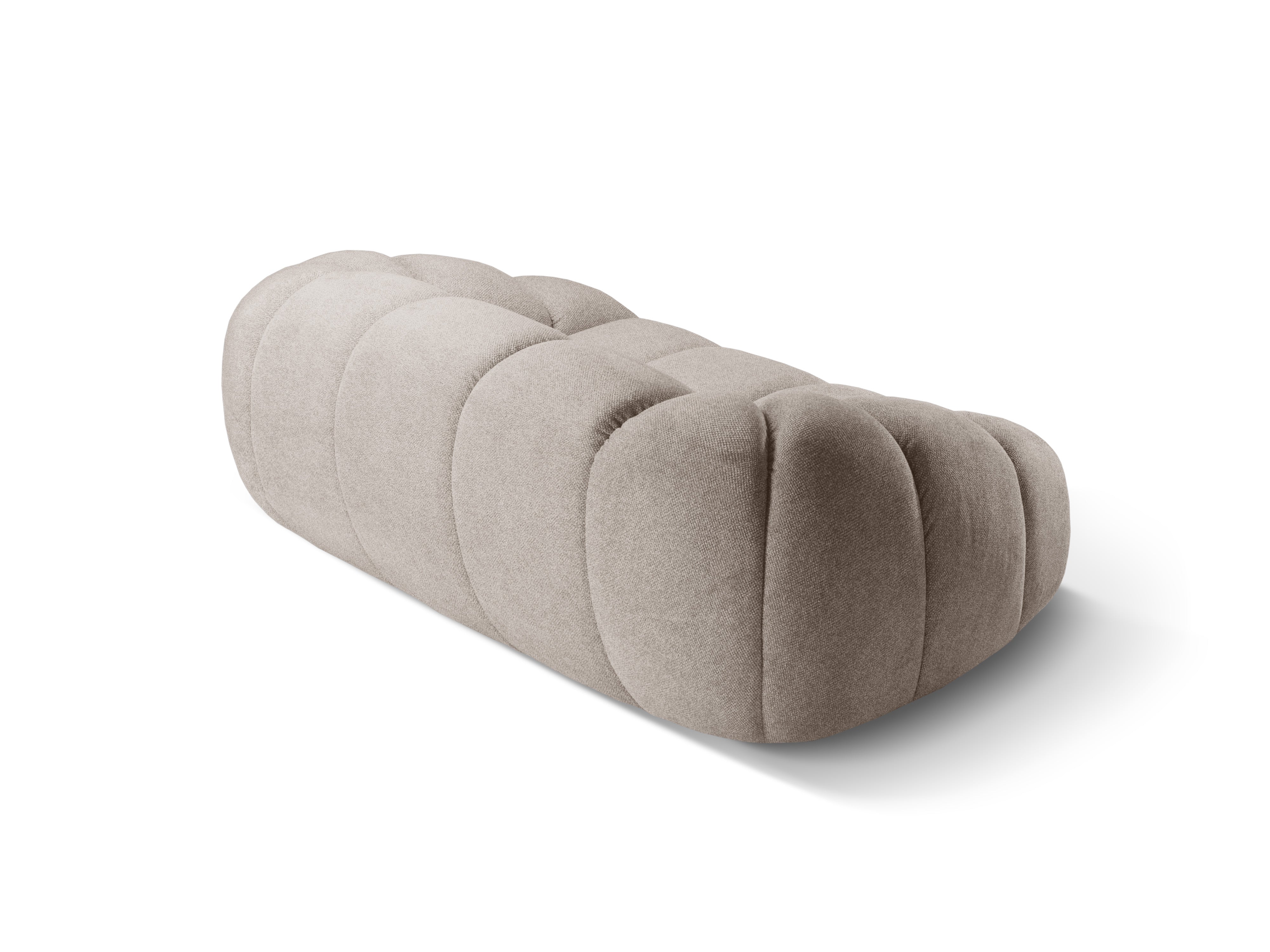 2-seater Sofa DIANA dark beige chenille