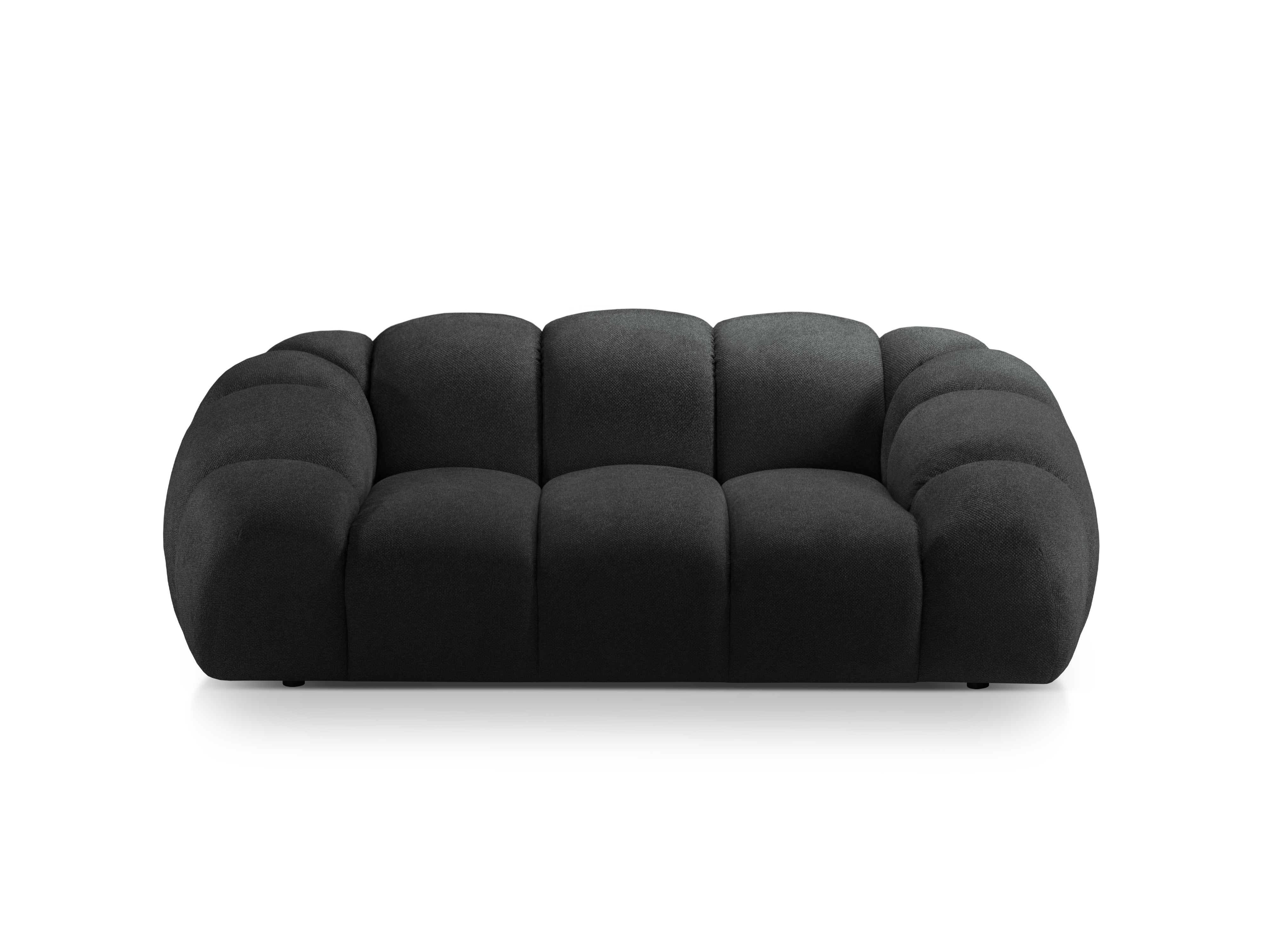2-seater Sofa DIANA anthracite chenille