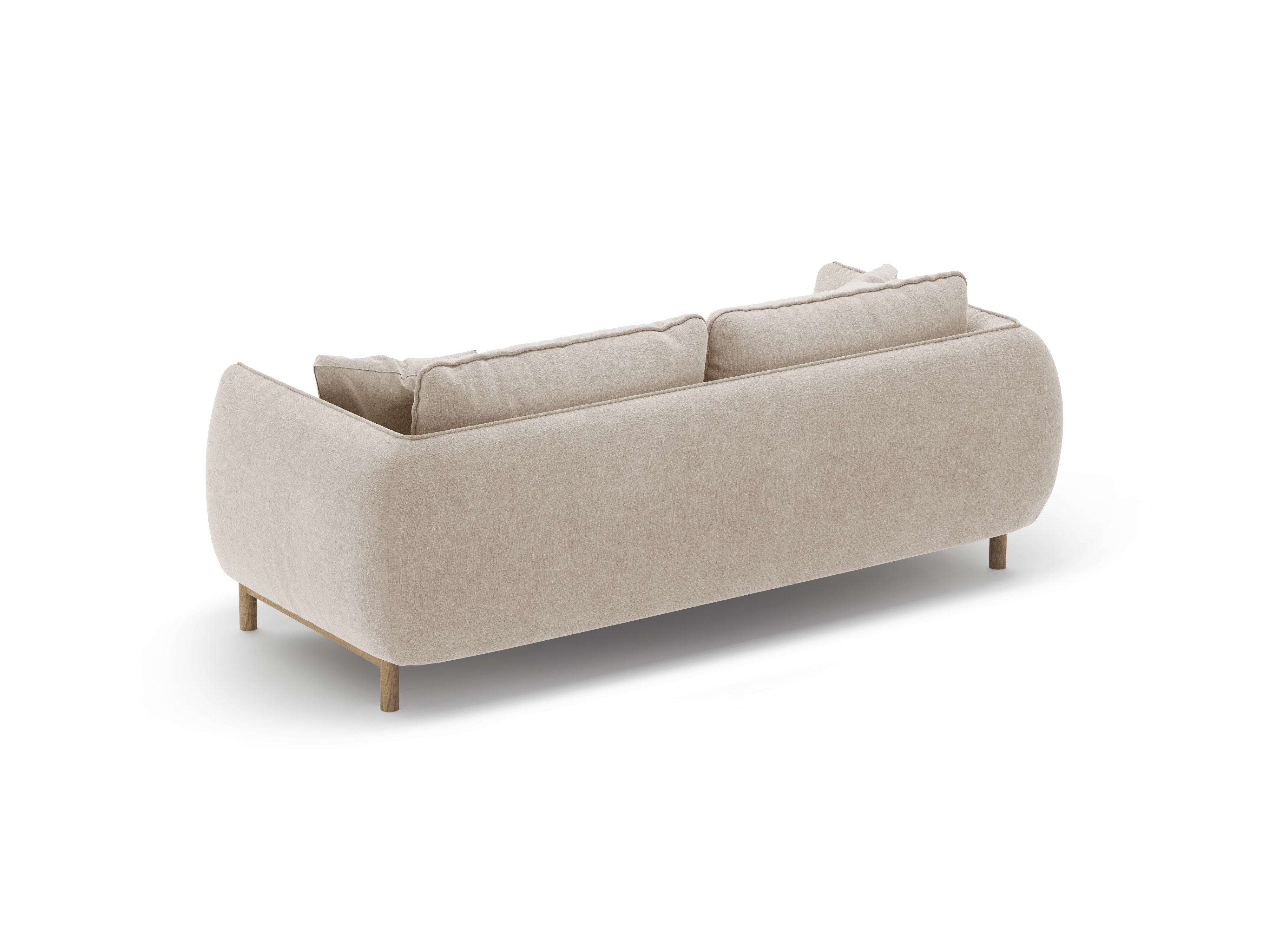Sofa 2-zits ADA lichtbeige chenille