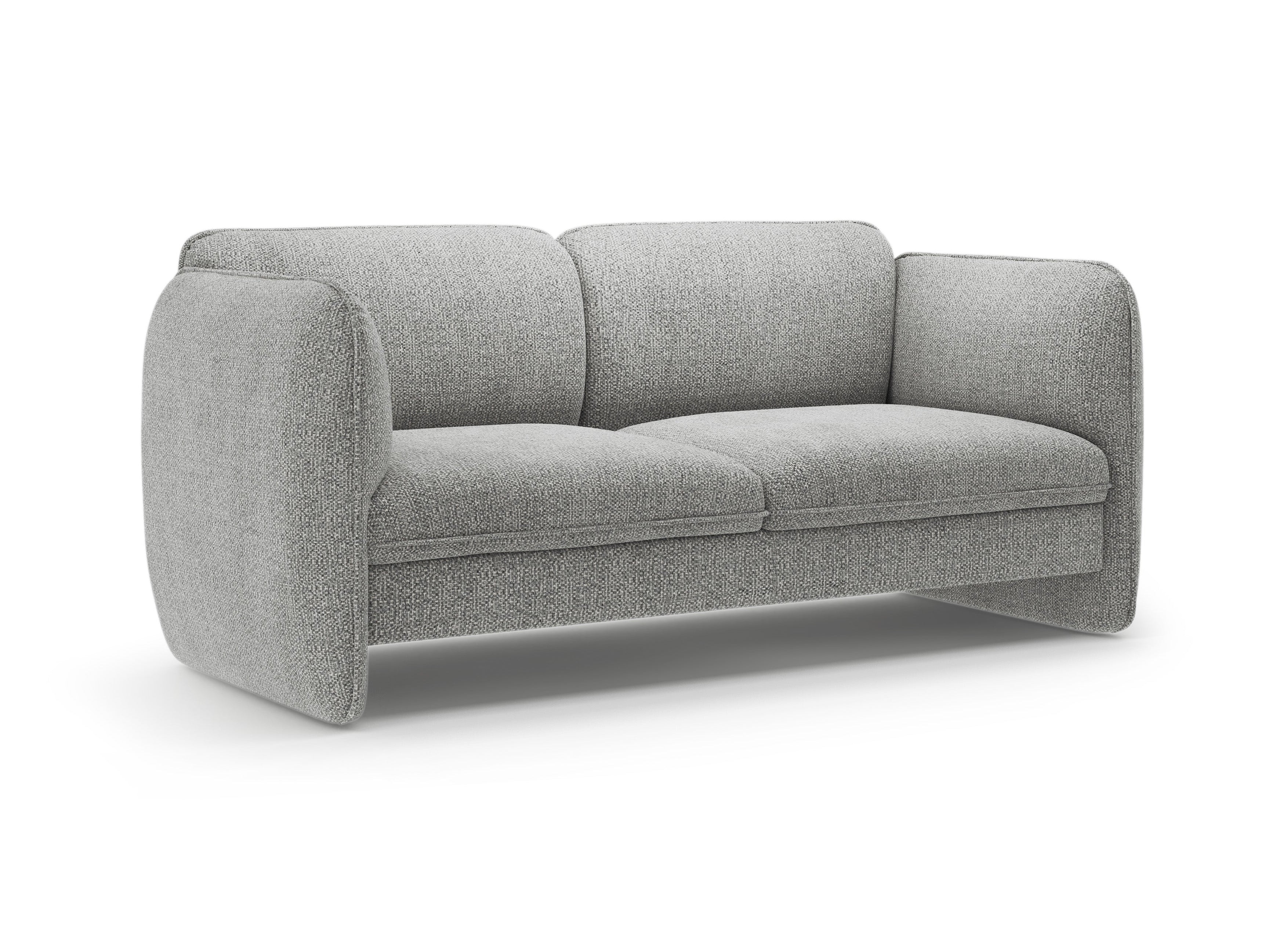 Sofa 2-zits GEORGIA grijs chenille