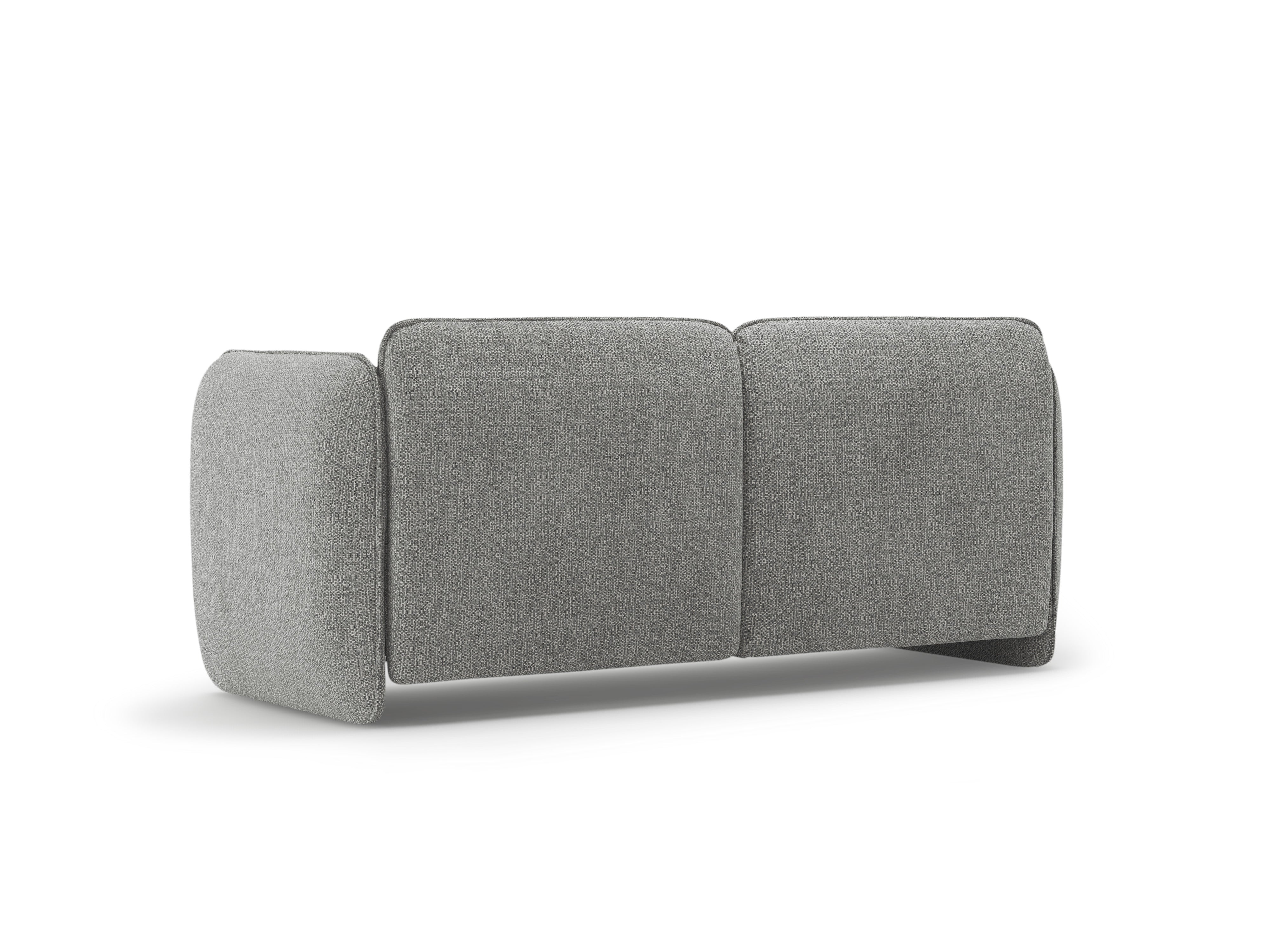 Sofa 2-zits GEORGIA grijs chenille