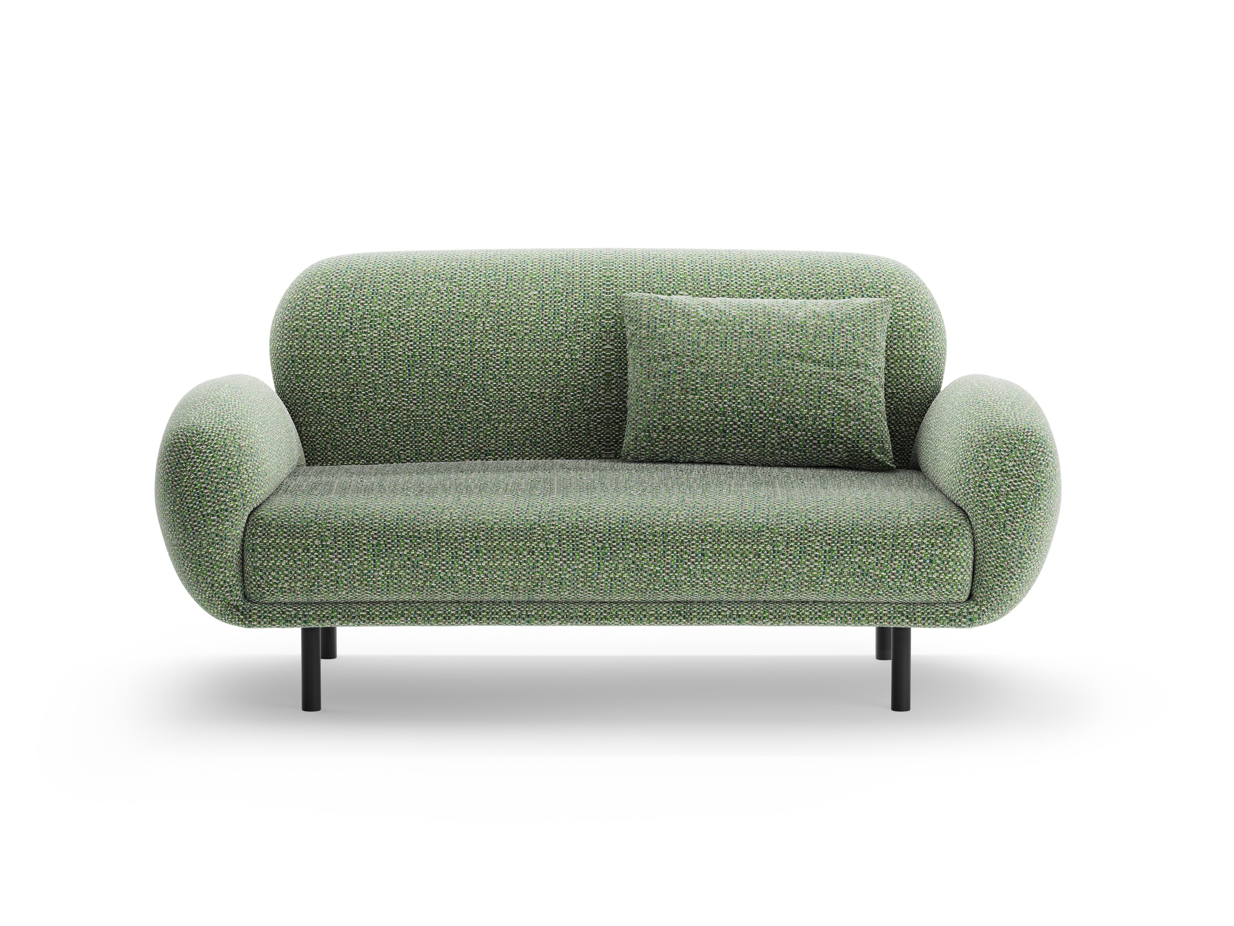 Sofa 2-zits POPPY groen chenille