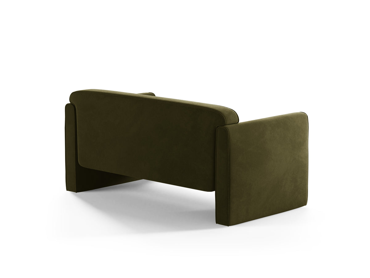 Sofa 2-zits fluwelen ABBY groen