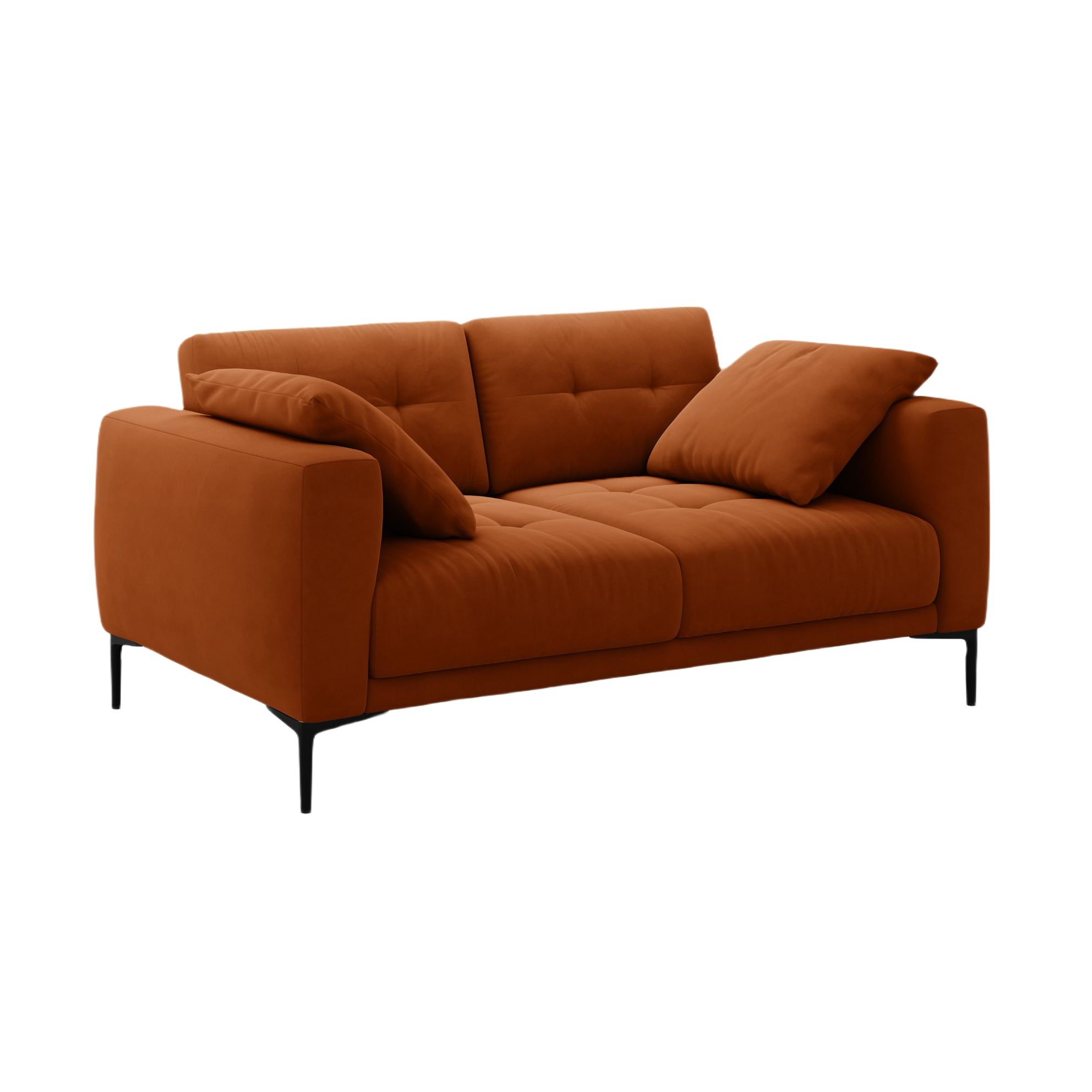 Sofa aus Samt für 2 Personen BEMY terrakotta