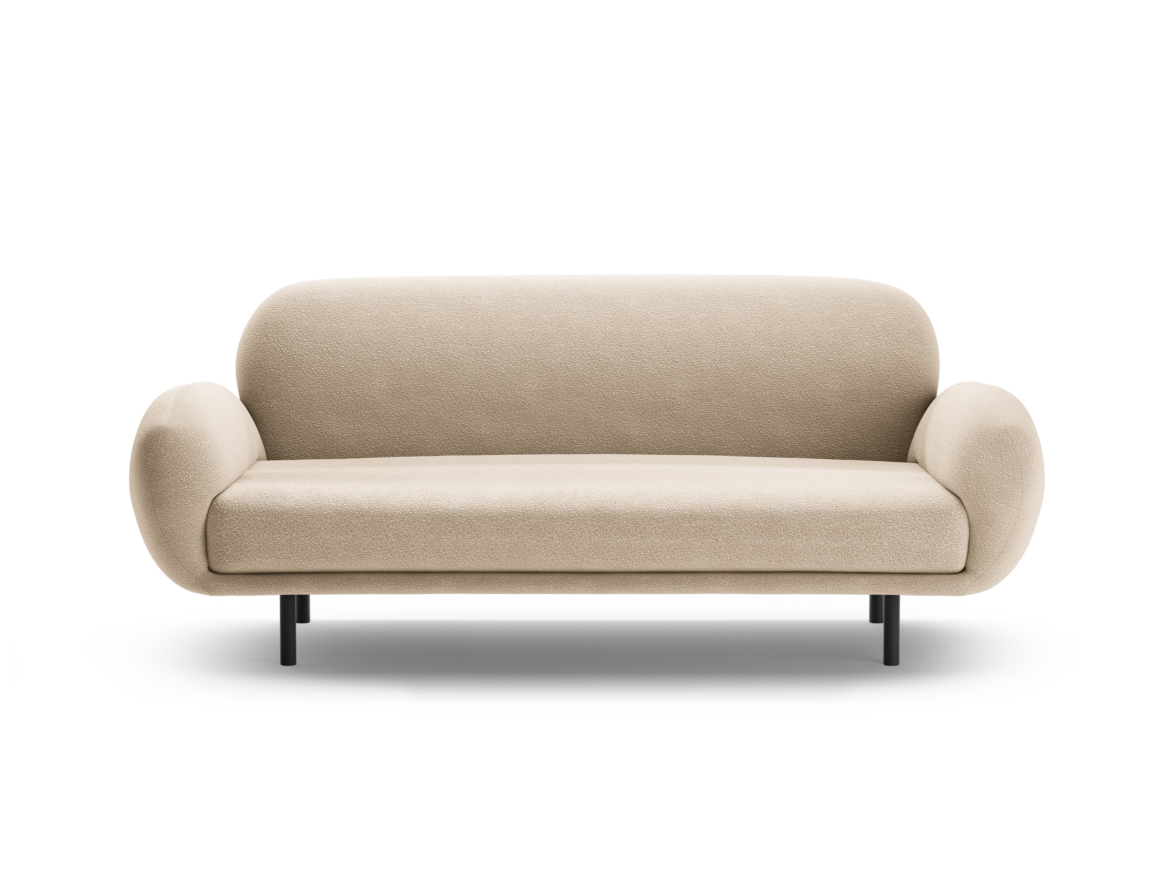 Sofa 2,5-sitzige POPPY beige Boucle
