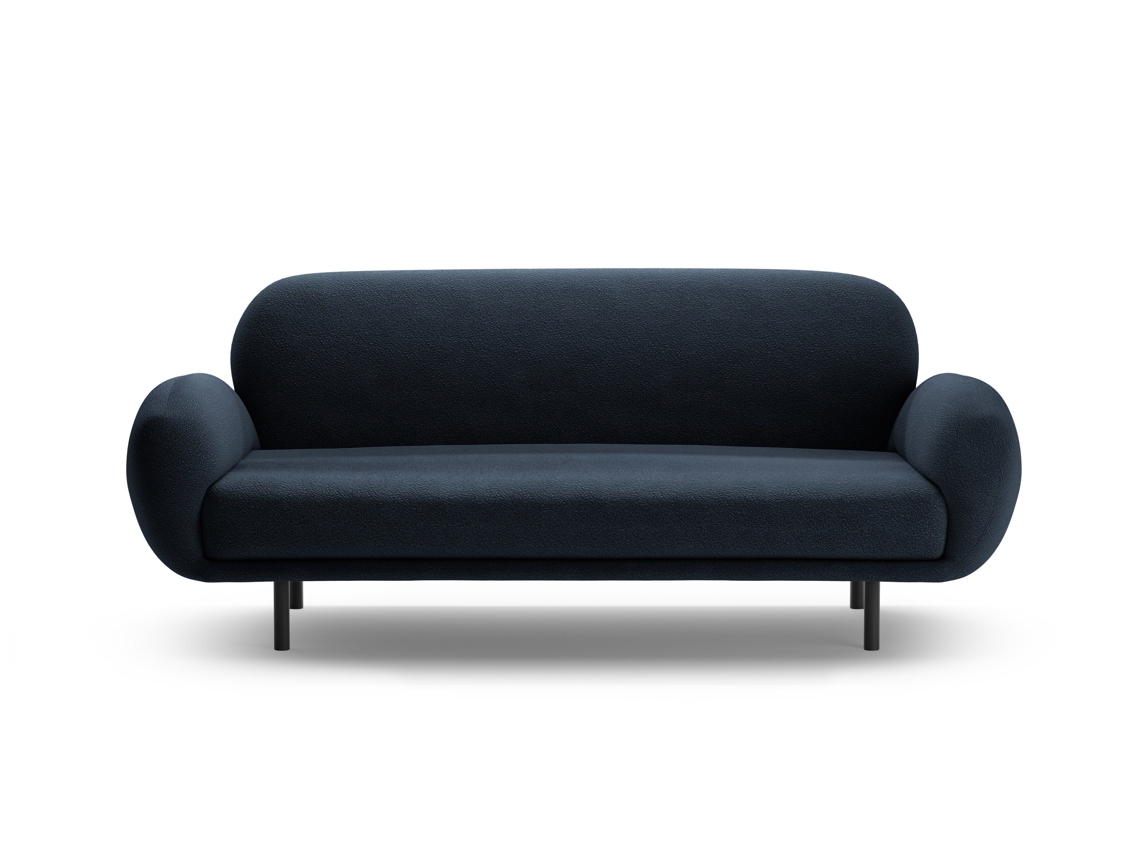 Sofa 2,5-zits POPPY marineblauwe boucle