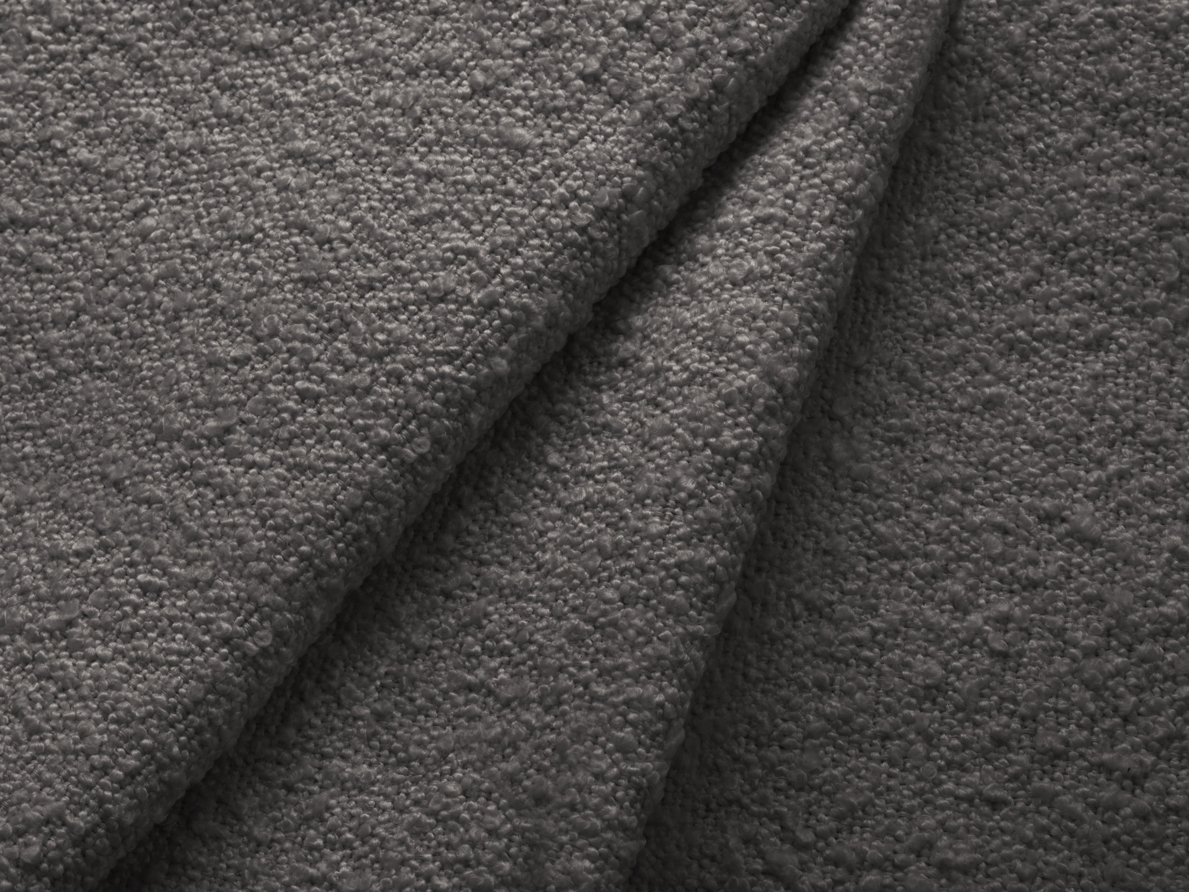 Sofa 2,5-zits POPPY donkergrijze boucle