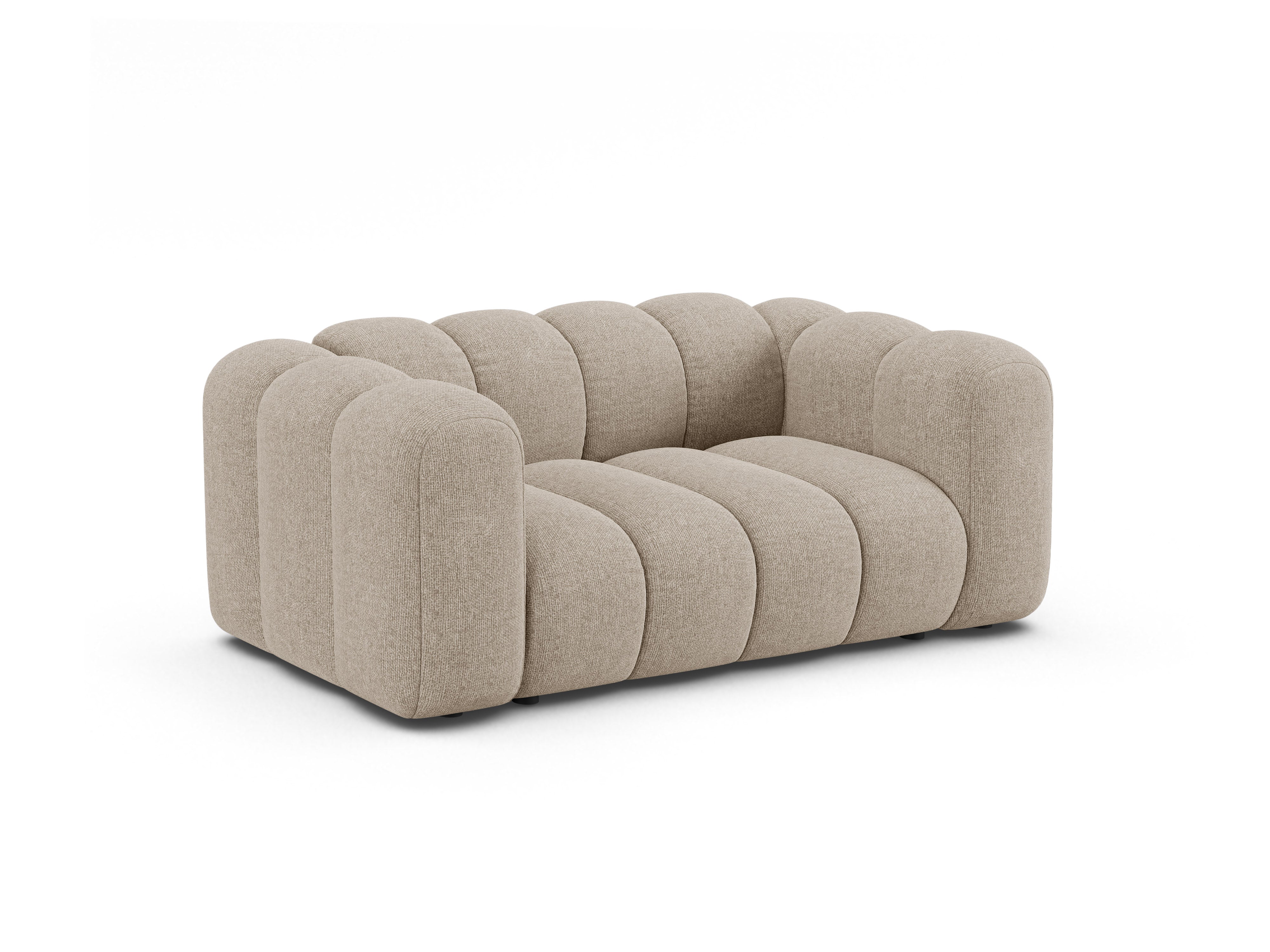 Sofa 2-osobowa LUPINE beżowy szenil – Micadoni